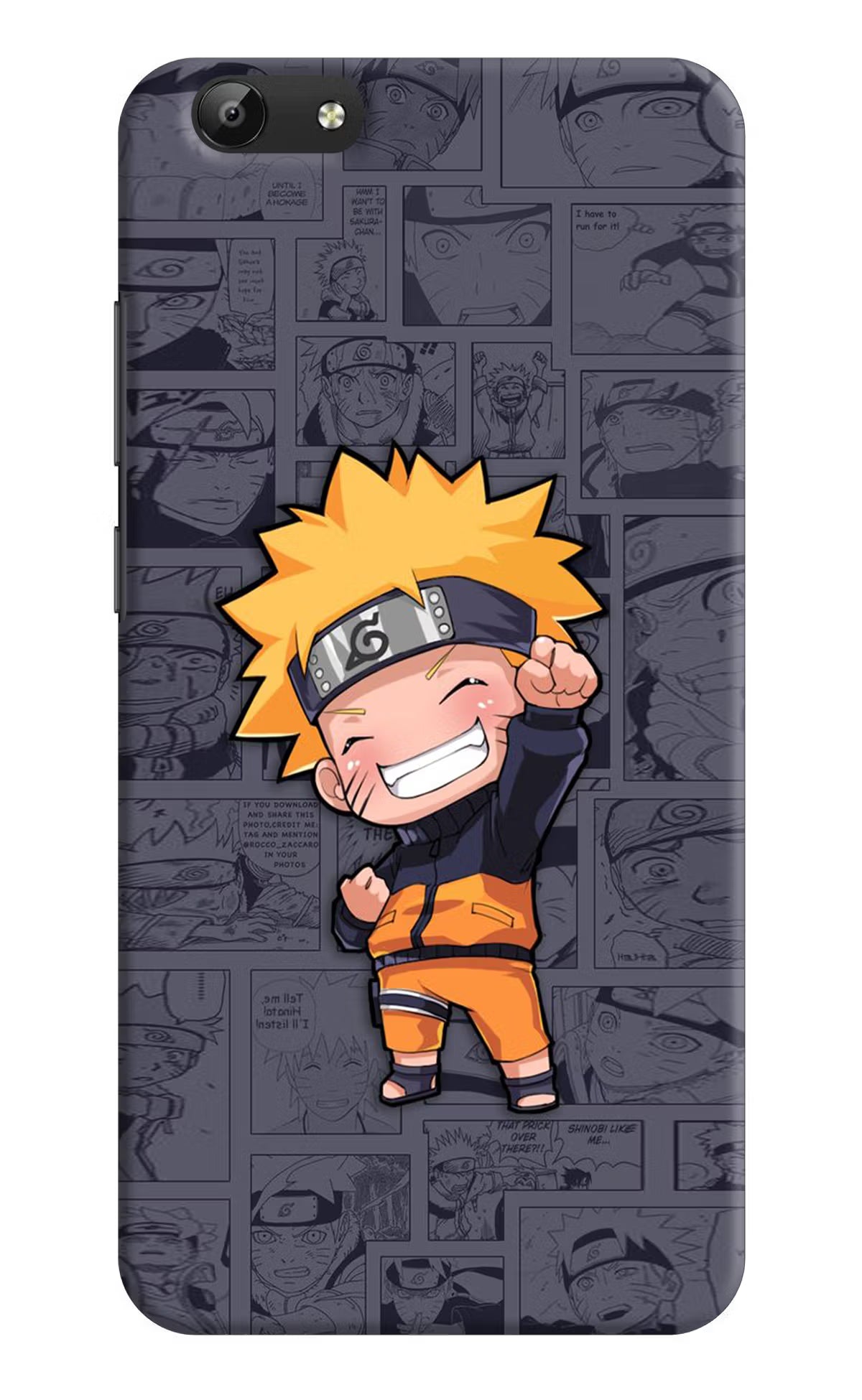 Chota Naruto Vivo Y69 Back Cover - Chota Naruto Vivo Y69 Hard Case Back Cover by Casekaro Chota Naruto Vivo Y69 Hard Case Back Cover by Casekaro
