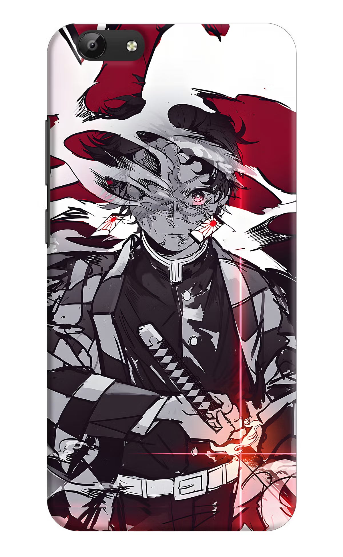 Demon Slayer Vivo Y69 Back Cover - Demon Slayer Vivo Y69 Hard Case Back Cover by Casekaro Demon Slayer Vivo Y69 Hard Case Back Cover by Casekaro