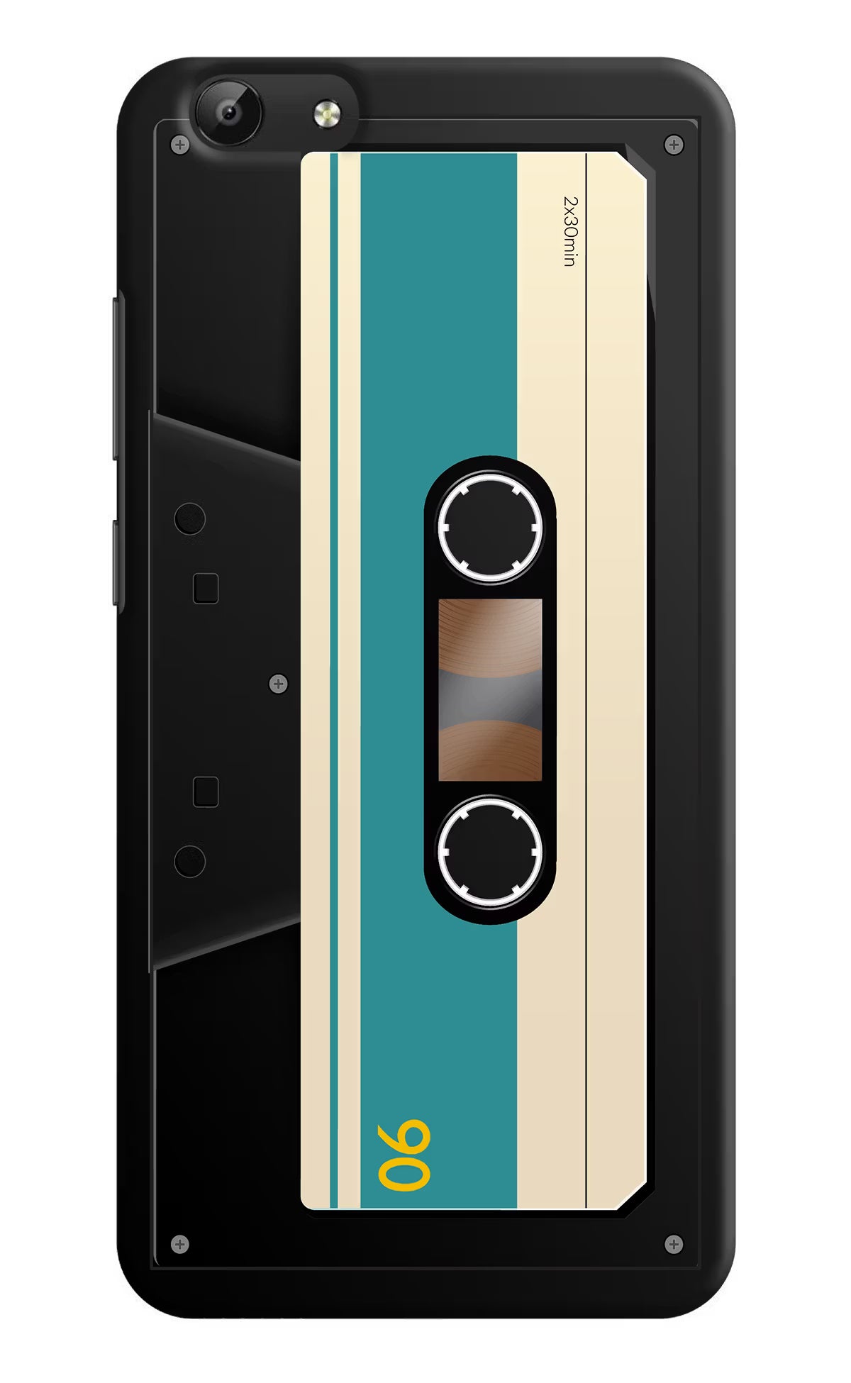 Cassette Vivo Y69 Back Cover - Cassette Vivo Y69 Hard Case Back Cover by Casekaro Cassette Vivo Y69 Hard Case Back Cover by Casekaro