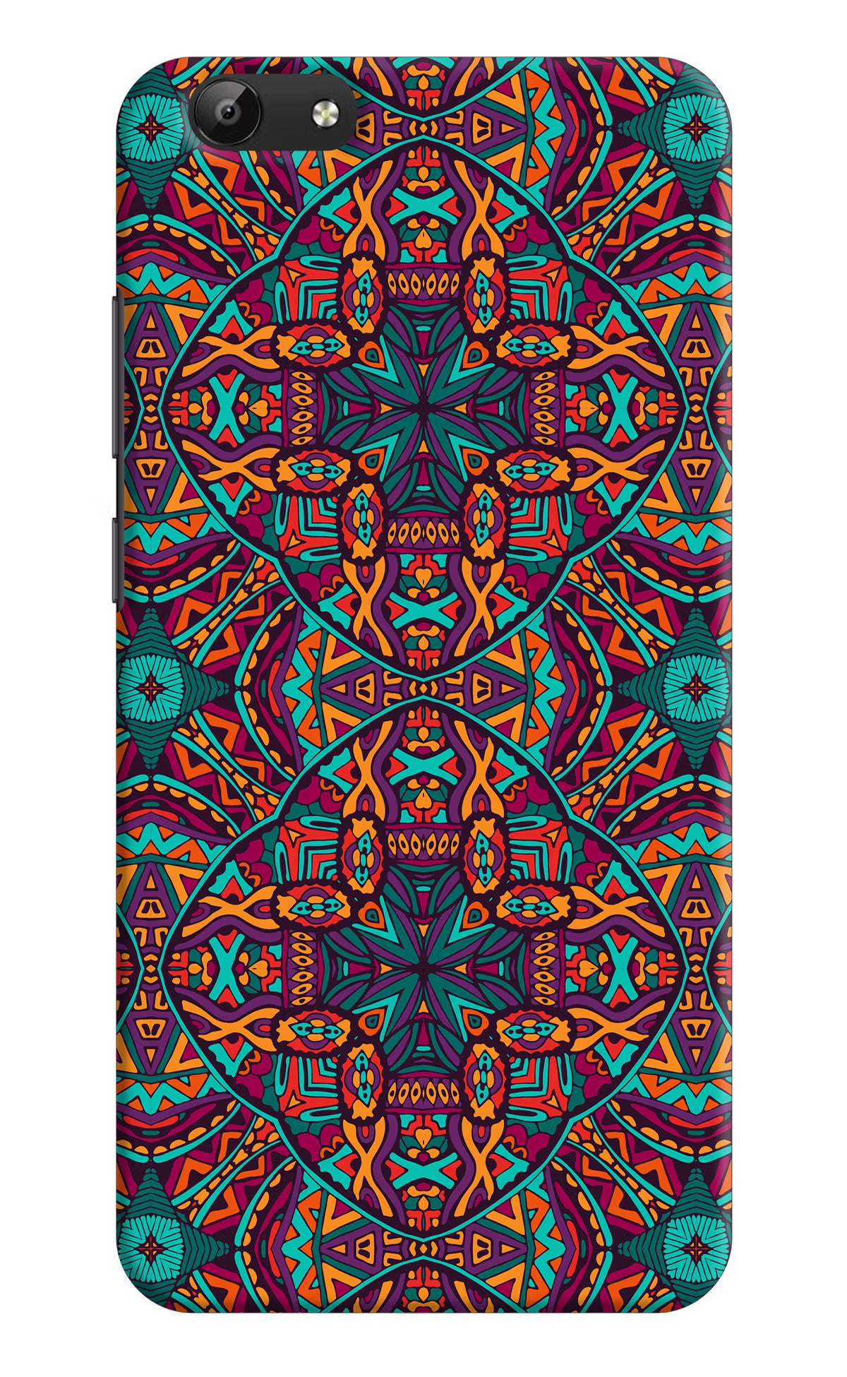 Colour Mandala Vivo Y69 Back Cover - Colour Mandala Vivo Y69 Hard Case Back Cover by Casekaro Colour Mandala Vivo Y69 Hard Case Back Cover by Casekaro
