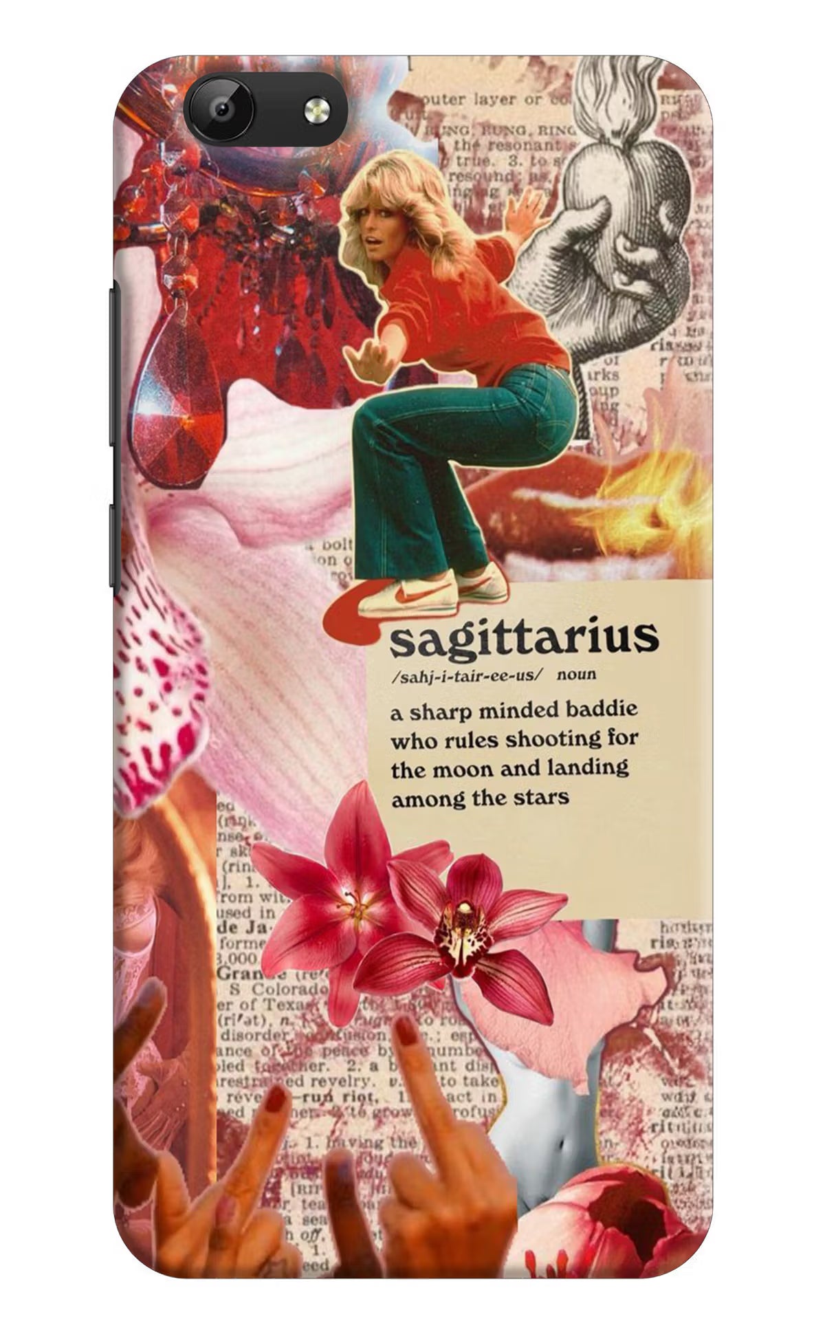 Sagittarius Zodiac Vivo Y69 Back Cover - Sagittarius Zodiac Vivo Y69 Hard Case Back Cover by Casekaro Sagittarius Zodiac Vivo Y69 Hard Case Back Cover by Casekaro