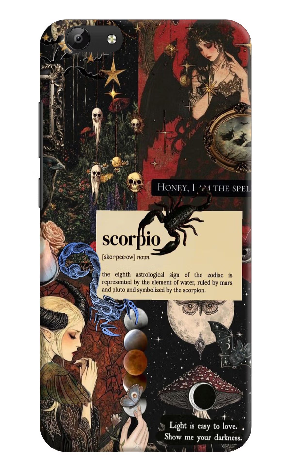 Scorpio Zodiac Vivo Y69 Back Cover - Scorpio Zodiac Vivo Y69 Hard Case Back Cover by Casekaro Scorpio Zodiac Vivo Y69 Hard Case Back Cover by Casekaro
