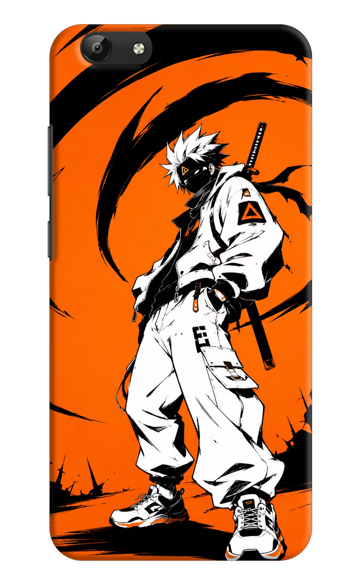 Street Samurai Vivo Y69 Back Cover - Street Samurai Vivo Y69 Hard Case Back Cover by Casekaro Street Samurai Vivo Y69 Hard Case Back Cover by Casekaro