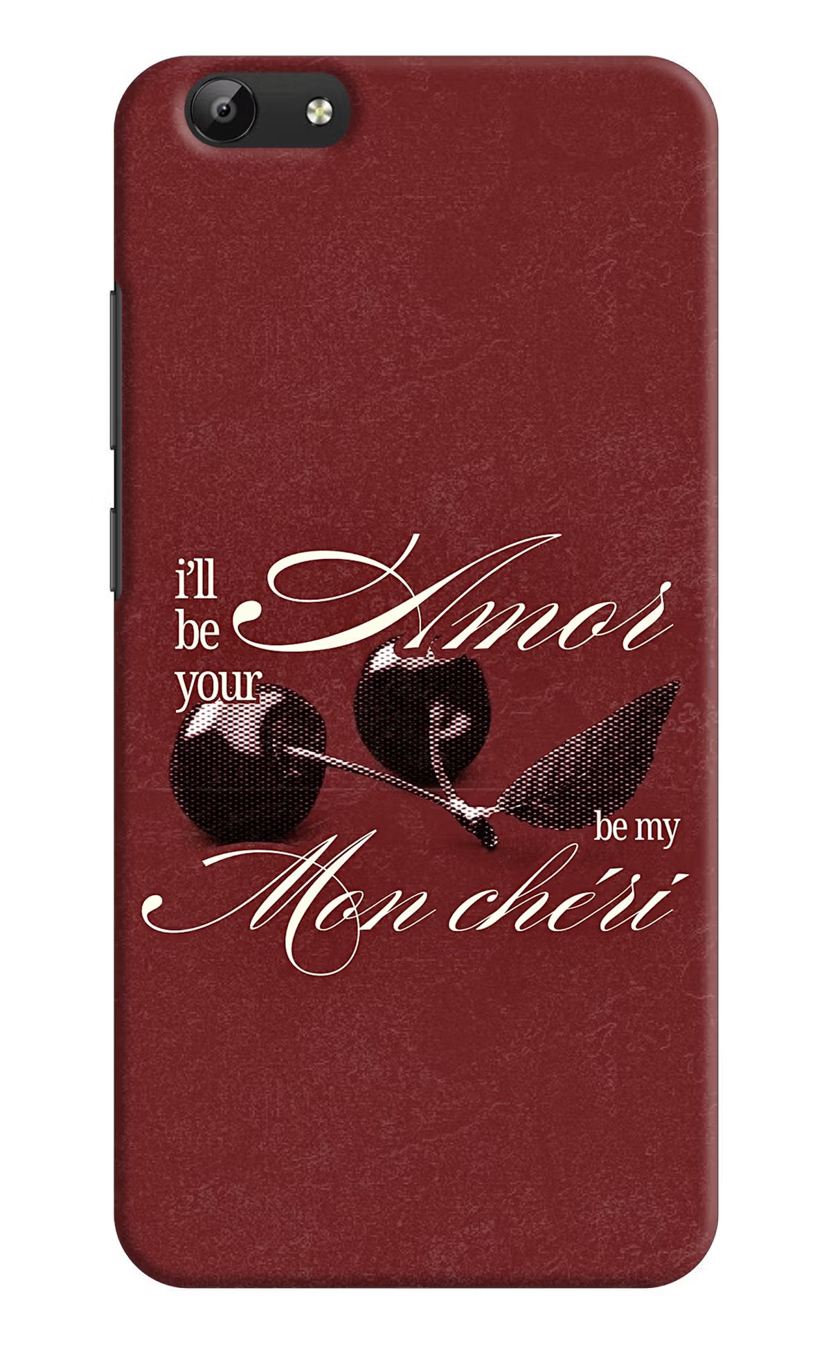 Velvet Cherry Vivo Y69 Back Cover - Velvet Cherry Vivo Y69 Back Cover Velvet Cherry Vivo Y69 Back Cover