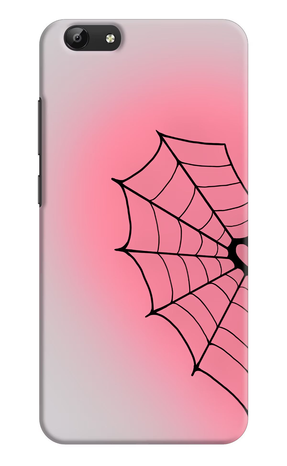 Pink Web Vivo Y69 Back Cover - Pink Web Vivo Y69 Back Cover Pink Web Vivo Y69 Back Cover