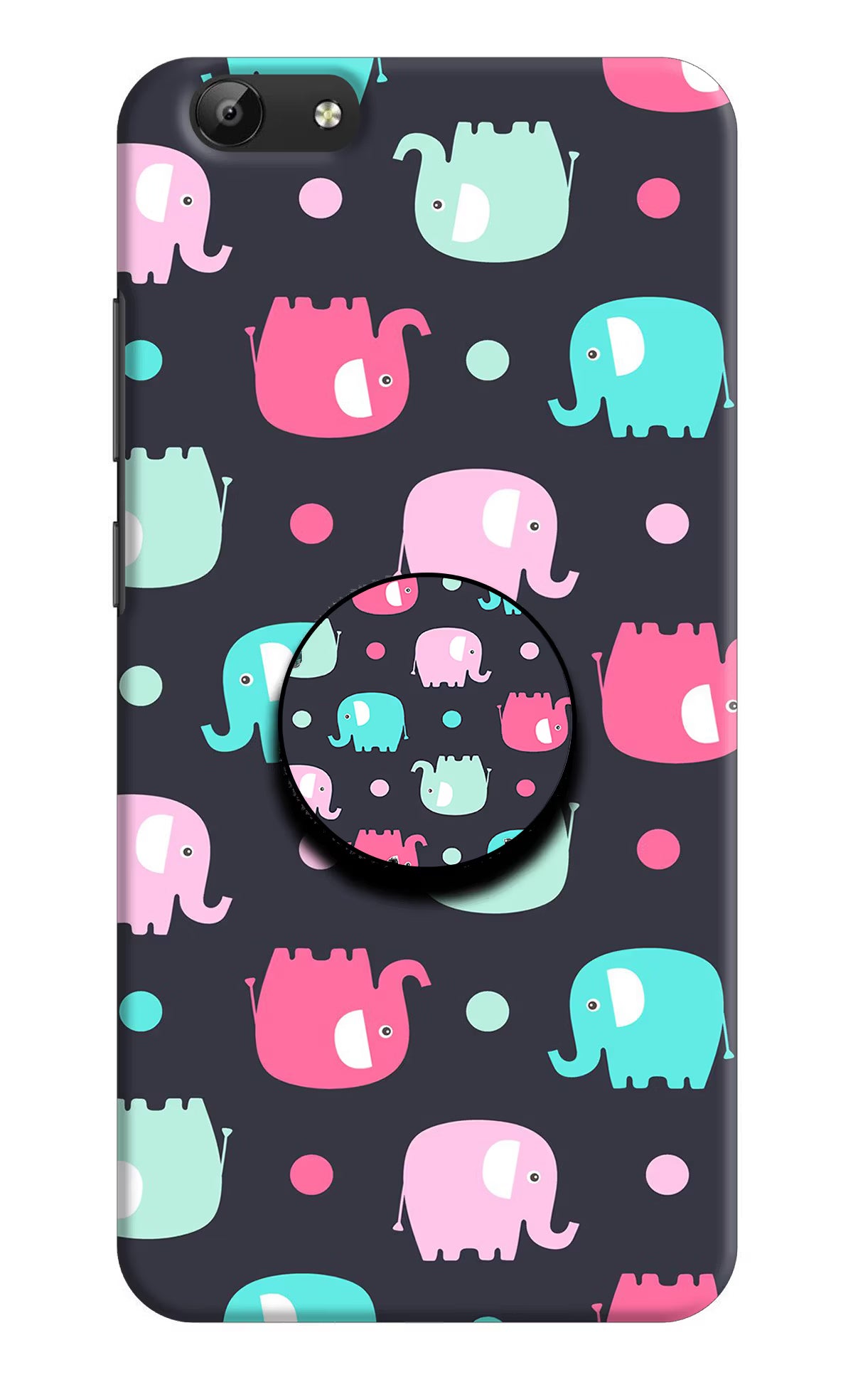 Baby Elephants Vivo Y69 Pop Case - Baby Elephants Vivo Y69 Pop Case by Casekaro Baby Elephants Vivo Y69 Pop Case by Casekaro
