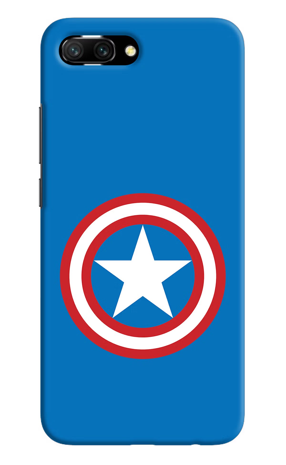 Captain America Logo Honor 10 Back Cover - Captain America Logo Honor 10 Hard Case Back Cover by Casekaro Captain America Logo Honor 10 Hard Case Back Cover by Casekaro