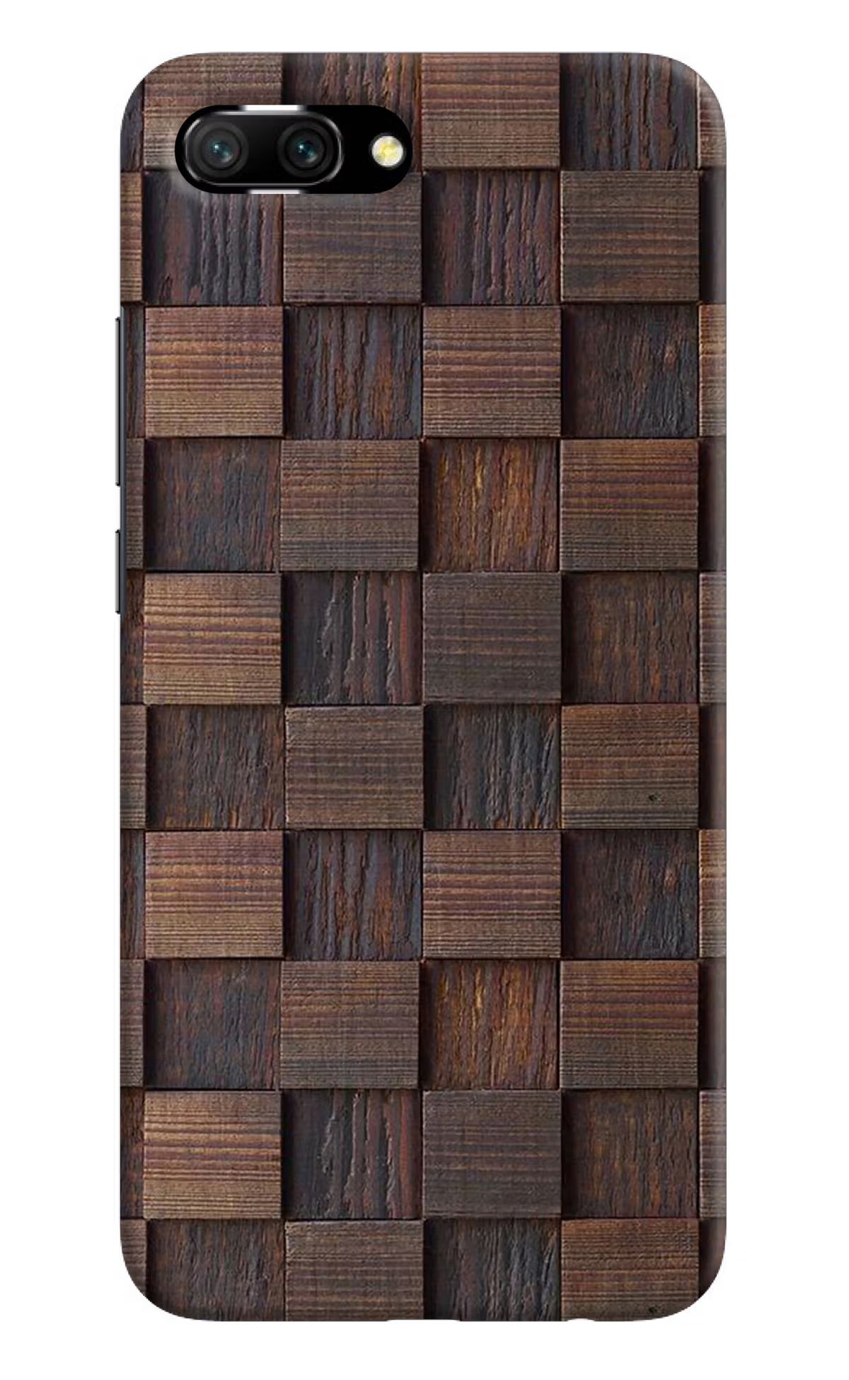 Wooden Cube Design Honor 10 Back Cover - Wooden Cube Design Honor 10 Hard Case Back Cover by Casekaro Wooden Cube Design Honor 10 Hard Case Back Cover by Casekaro