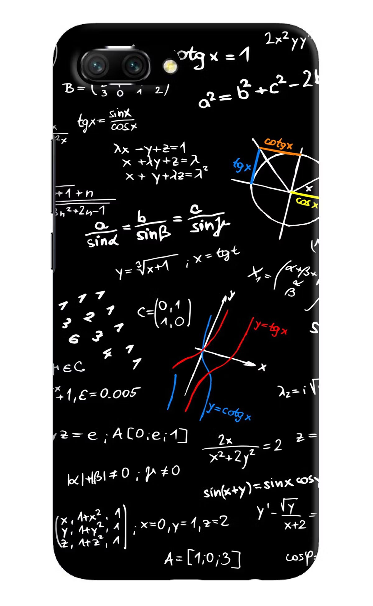 Mathematics Formula Honor 10 Back Cover - Mathematics Formula Honor 10 Hard Case Back Cover by Casekaro Mathematics Formula Honor 10 Hard Case Back Cover by Casekaro