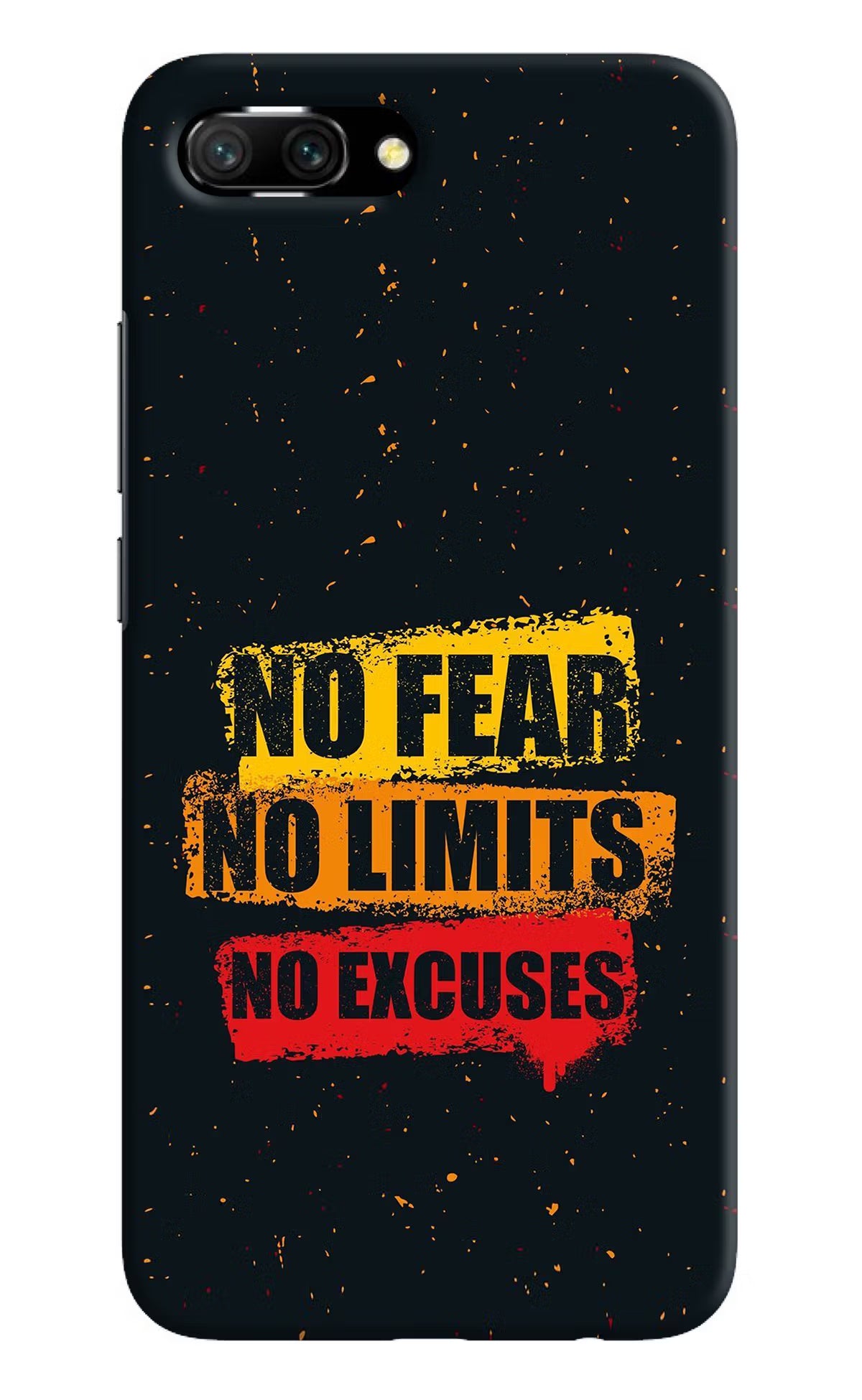 No Fear No Limits No Excuse Honor 10 Back Cover - No Fear No Limits No Excuse Honor 10 Hard Case Back Cover by Casekaro No Fear No Limits No Excuse Honor 10 Hard Case Back Cover by Casekaro