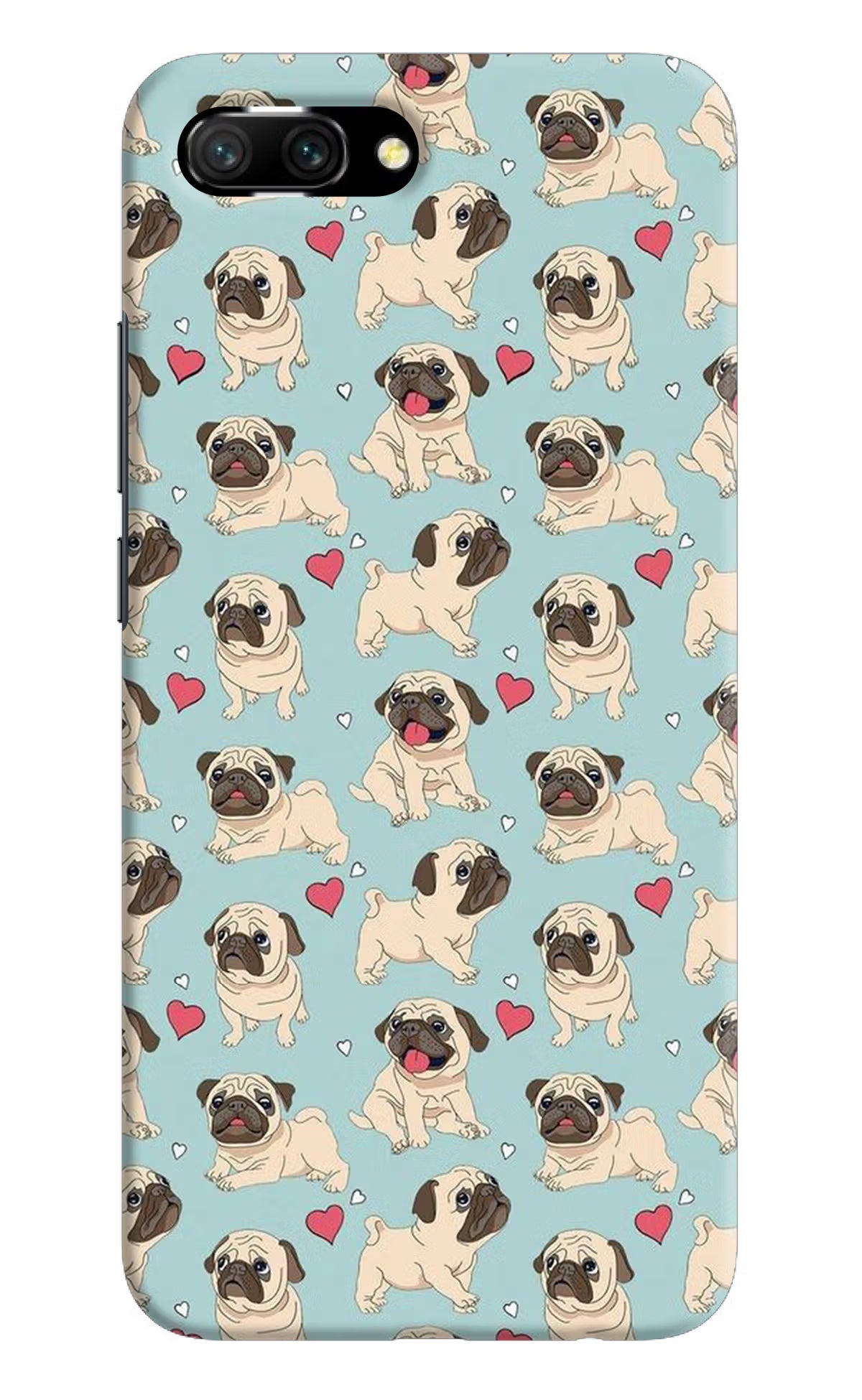 Pug Dog Honor 10 Back Cover - Pug Dog Honor 10 Hard Case Back Cover by Casekaro Pug Dog Honor 10 Hard Case Back Cover by Casekaro