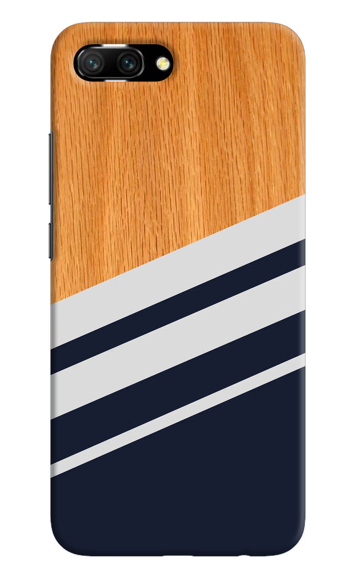 Blue and white wooden Honor 10 Back Cover - Blue and white wooden Honor 10 Hard Case Back Cover by Casekaro Blue and white wooden Honor 10 Hard Case Back Cover by Casekaro