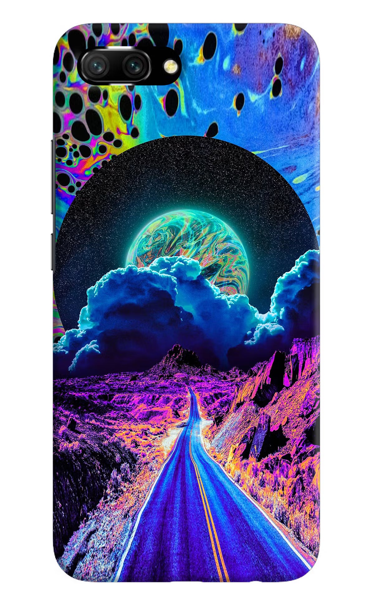 Psychedelic Painting Honor 10 Back Cover - Psychedelic Painting Honor 10 Hard Case Back Cover by Casekaro Psychedelic Painting Honor 10 Hard Case Back Cover by Casekaro