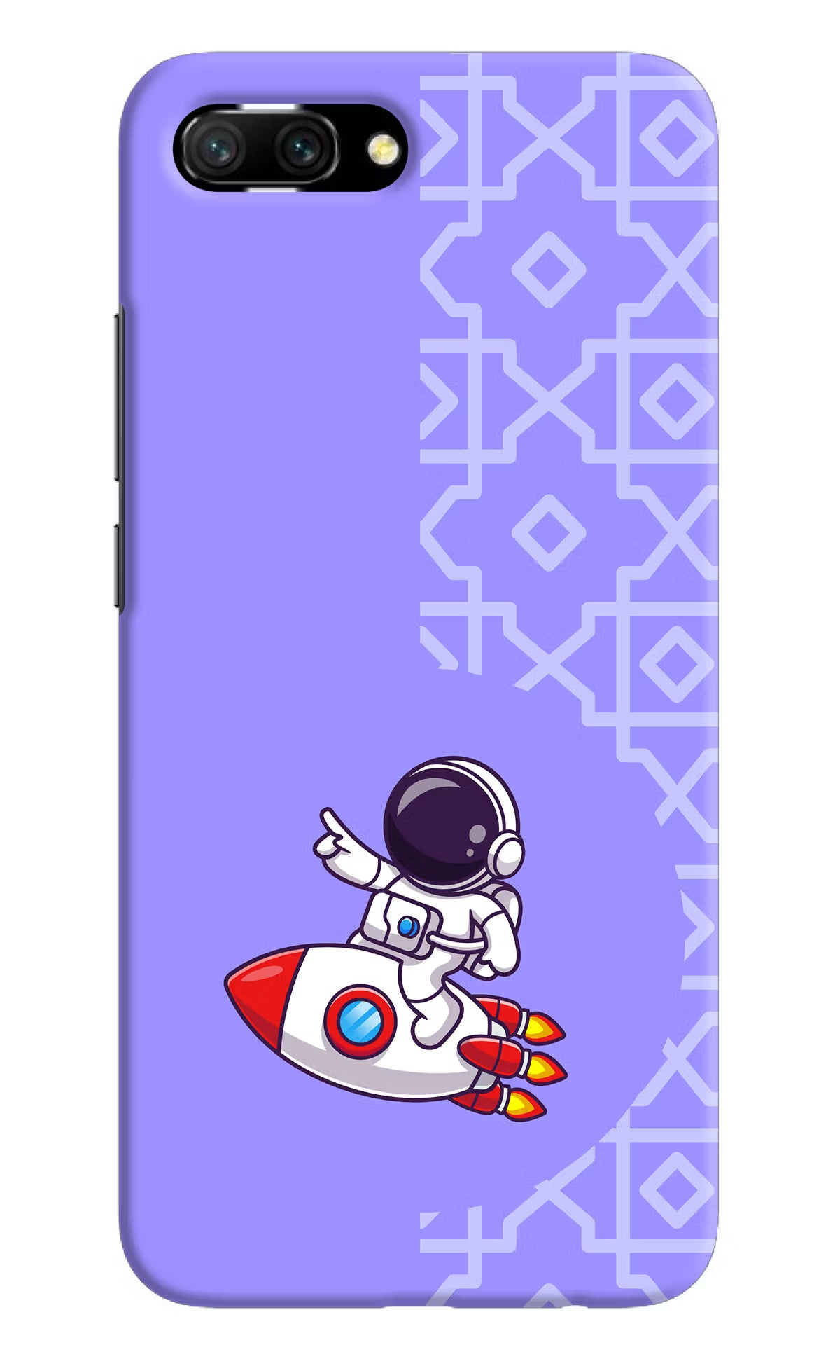 Cute Astronaut Honor 10 Back Cover - Cute Astronaut Honor 10 Hard Case Back Cover by Casekaro Cute Astronaut Honor 10 Hard Case Back Cover by Casekaro