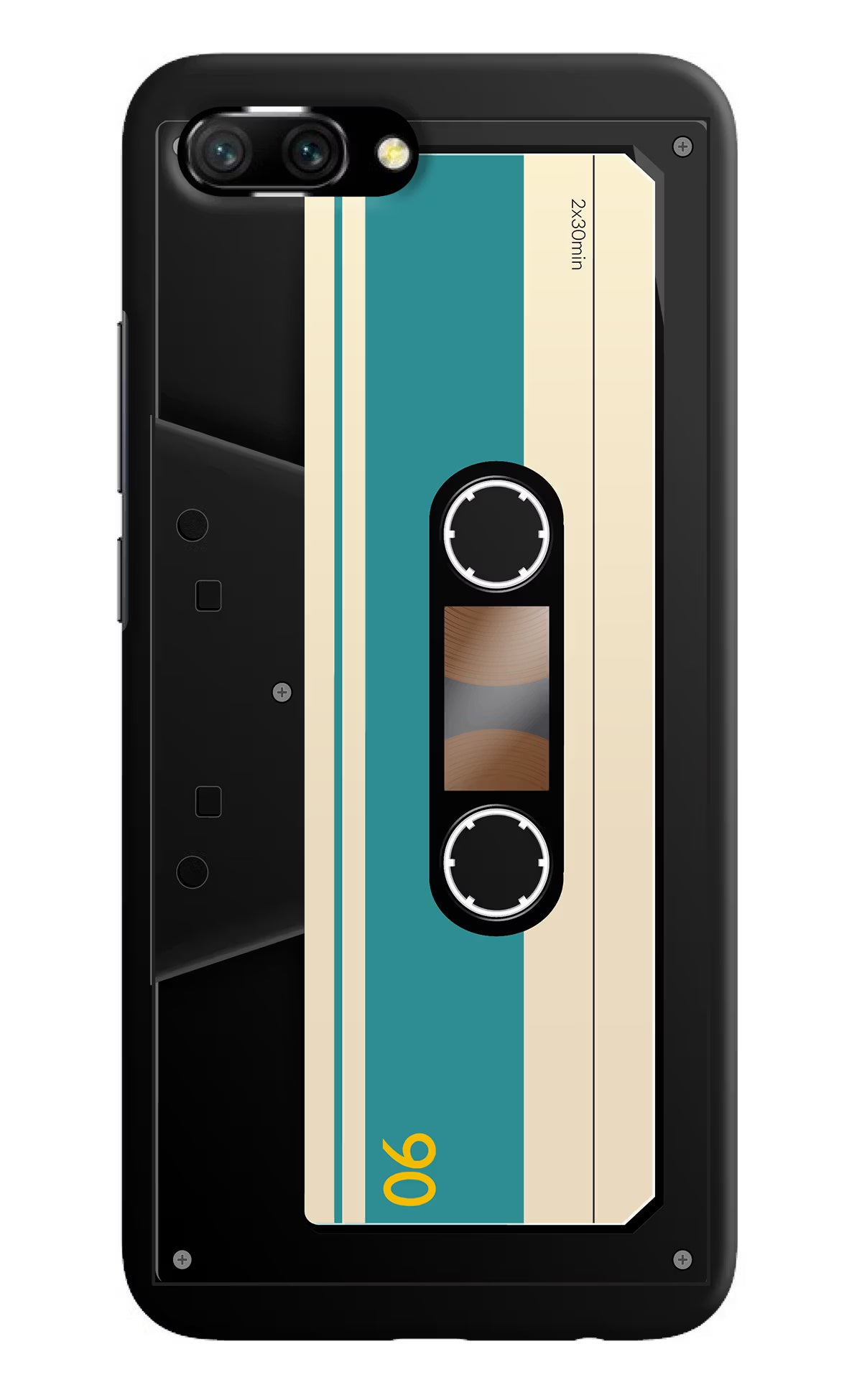 Cassette Honor 10 Back Cover - Cassette Honor 10 Hard Case Back Cover by Casekaro Cassette Honor 10 Hard Case Back Cover by Casekaro