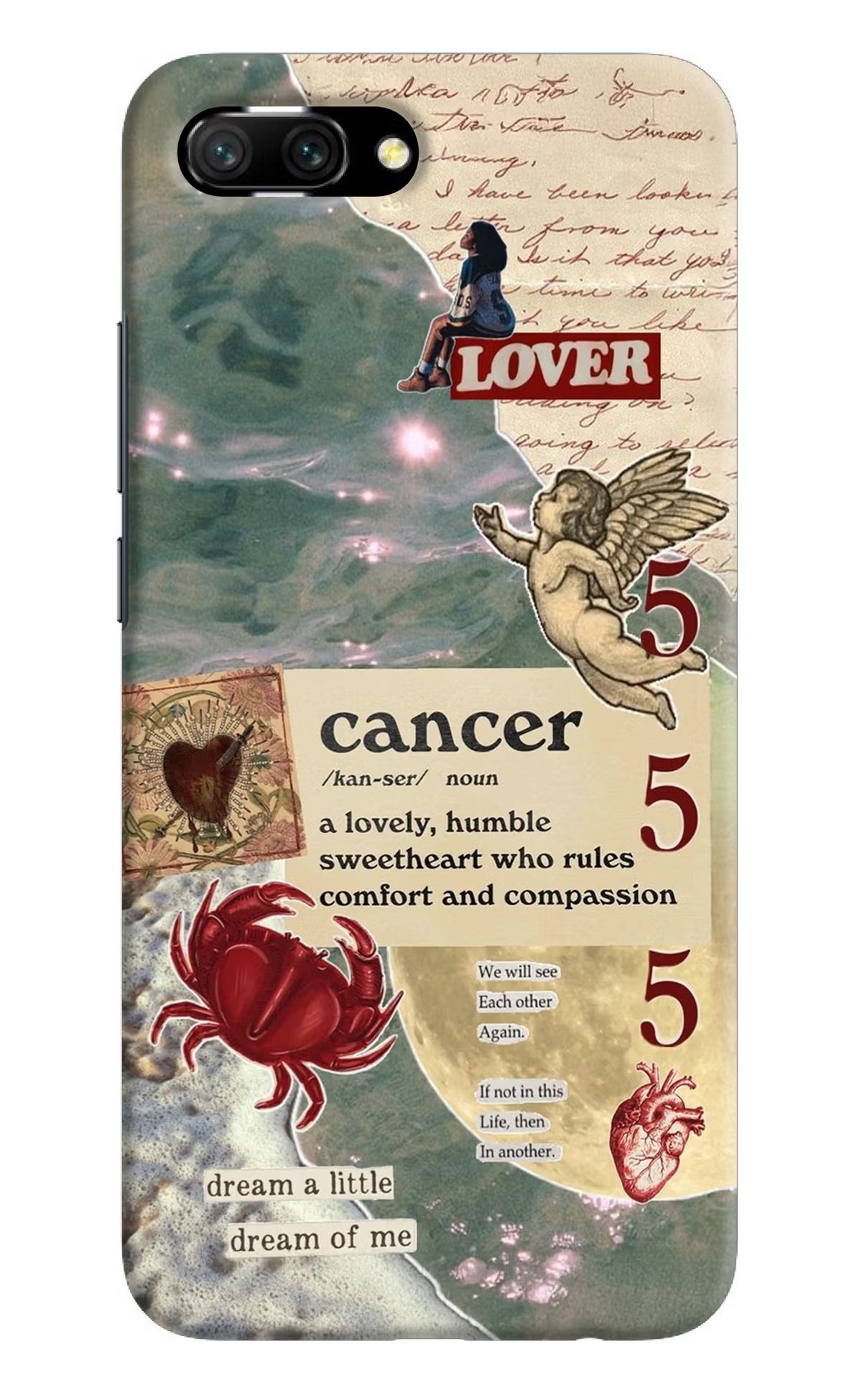 Cancer Zodiac Honor 10 Back Cover - Cancer Zodiac Honor 10 Hard Case Back Cover by Casekaro Cancer Zodiac Honor 10 Hard Case Back Cover by Casekaro