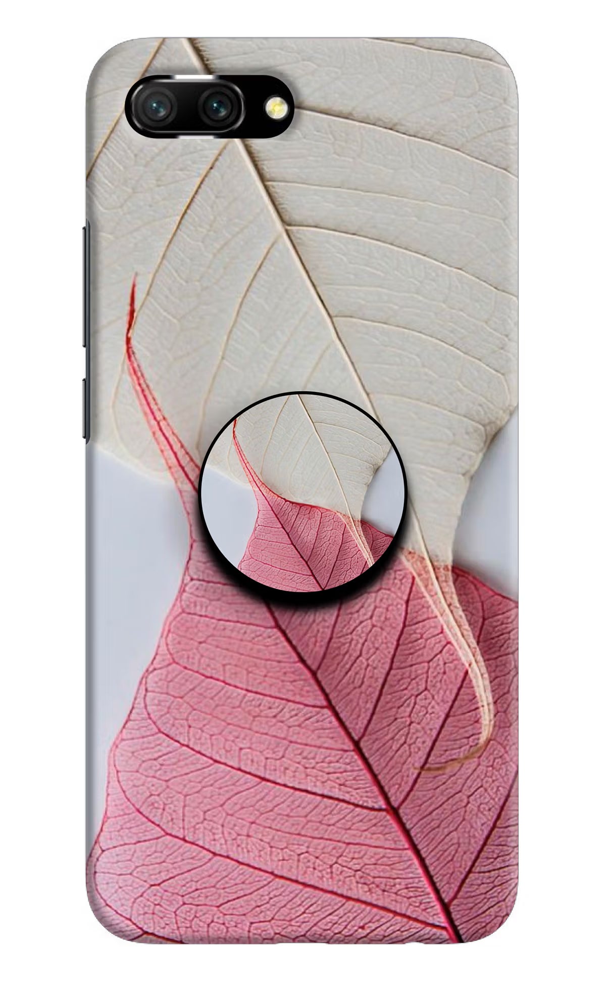 White Pink Leaf Honor 10 Pop Case - White Pink Leaf Honor 10 Pop Case by Casekaro White Pink Leaf Honor 10 Pop Case by Casekaro