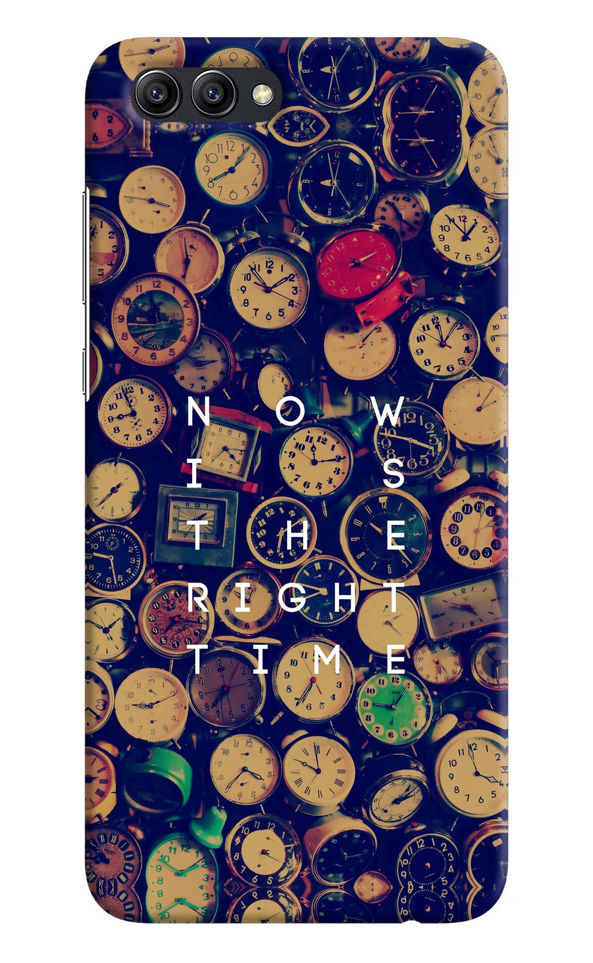 Now is the Right Time Quote Honor View 10 Back Cover - Now is the Right Time Quote Honor View 10 Hard Case Back Cover by Casekaro Now is the Right Time Quote Honor View 10 Hard Case Back Cover by Casekaro