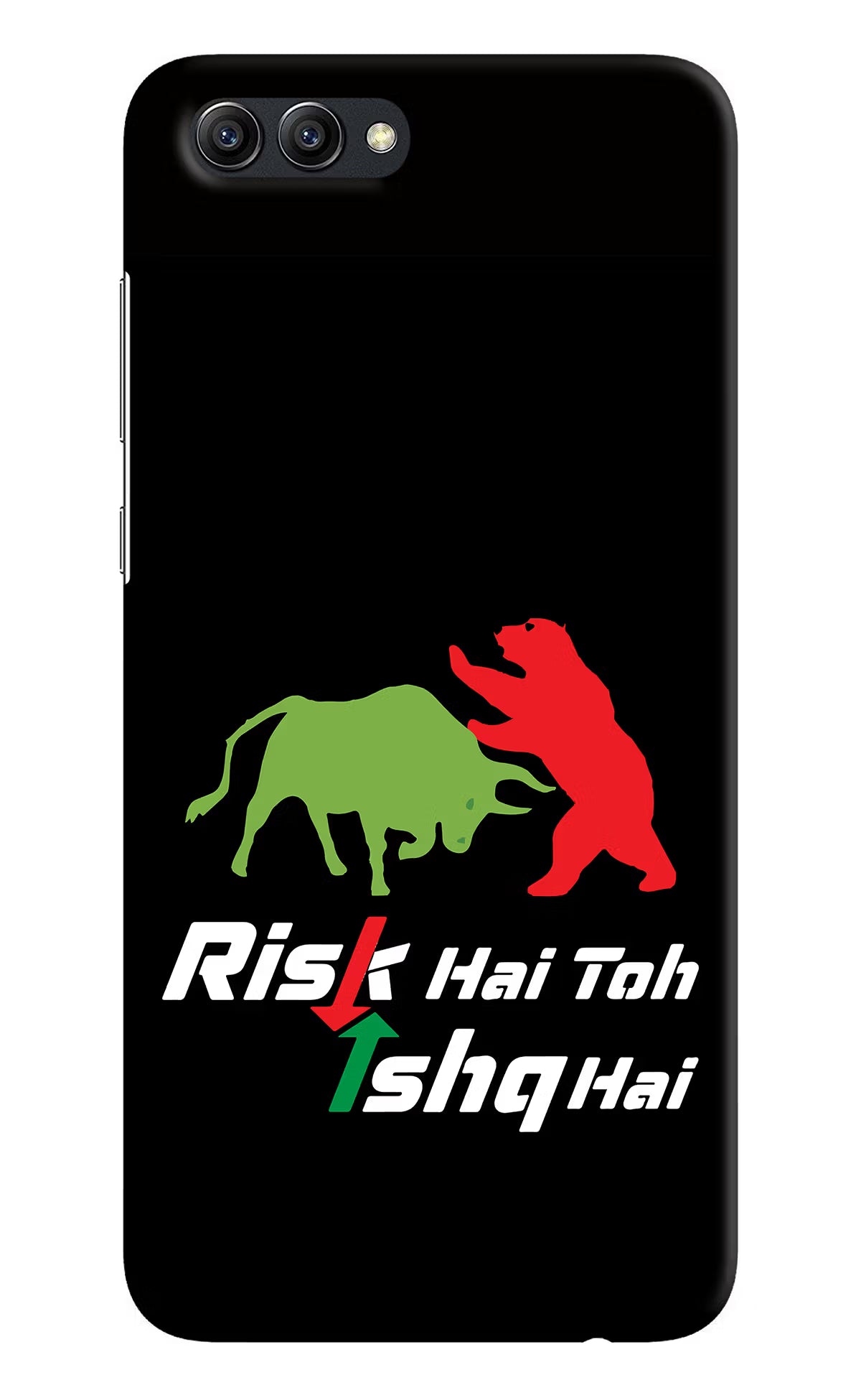 Risk Hai Toh Ishq Hai Honor View 10 Back Cover - Risk Hai Toh Ishq Hai Honor View 10 Hard Case Back Cover by Casekaro Risk Hai Toh Ishq Hai Honor View 10 Hard Case Back Cover by Casekaro