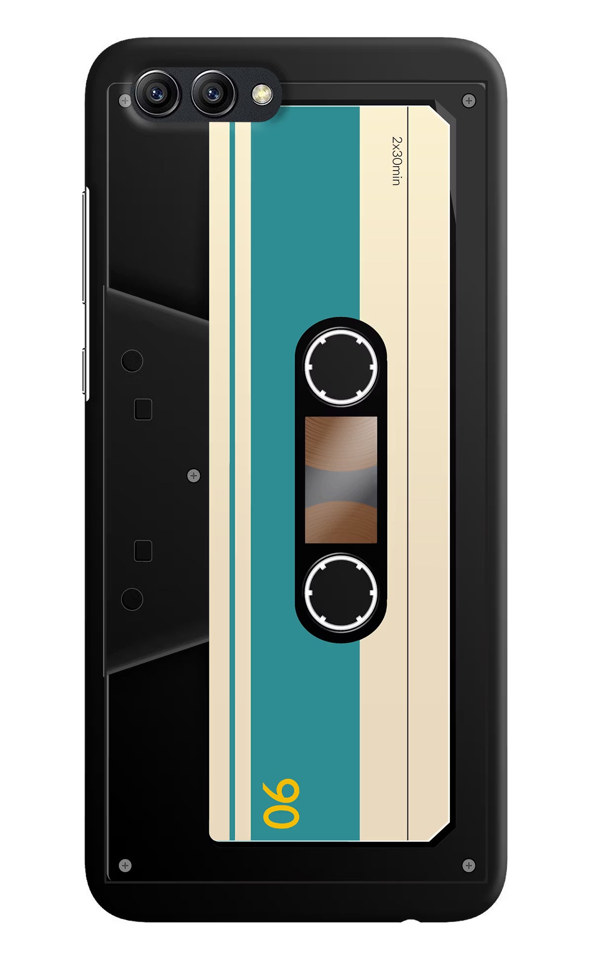 Cassette Honor View 10 Back Cover - Cassette Honor View 10 Hard Case Back Cover by Casekaro Cassette Honor View 10 Hard Case Back Cover by Casekaro