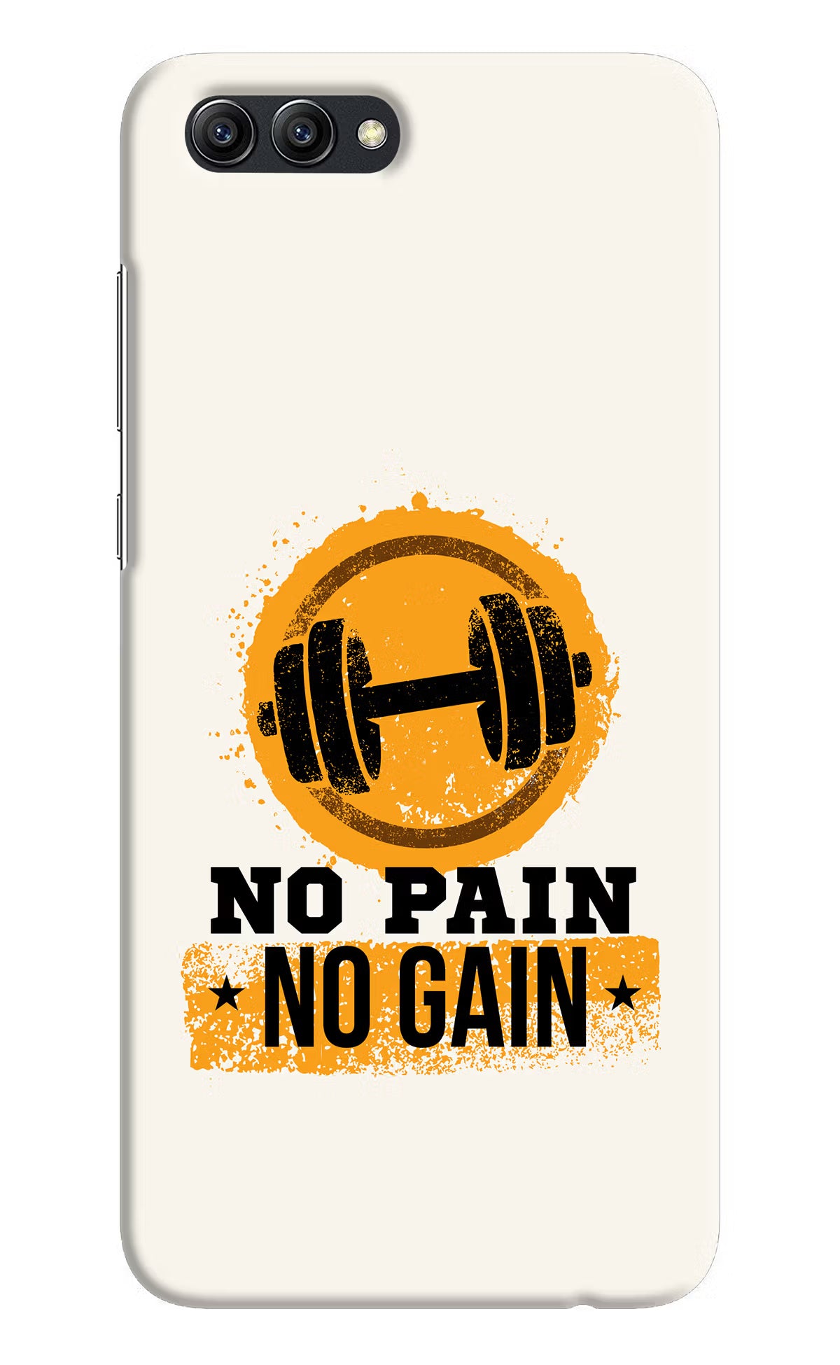No Pain No Gain Honor View 10 Back Cover - No Pain No Gain Honor View 10 Hard Case Back Cover by Casekaro No Pain No Gain Honor View 10 Hard Case Back Cover by Casekaro