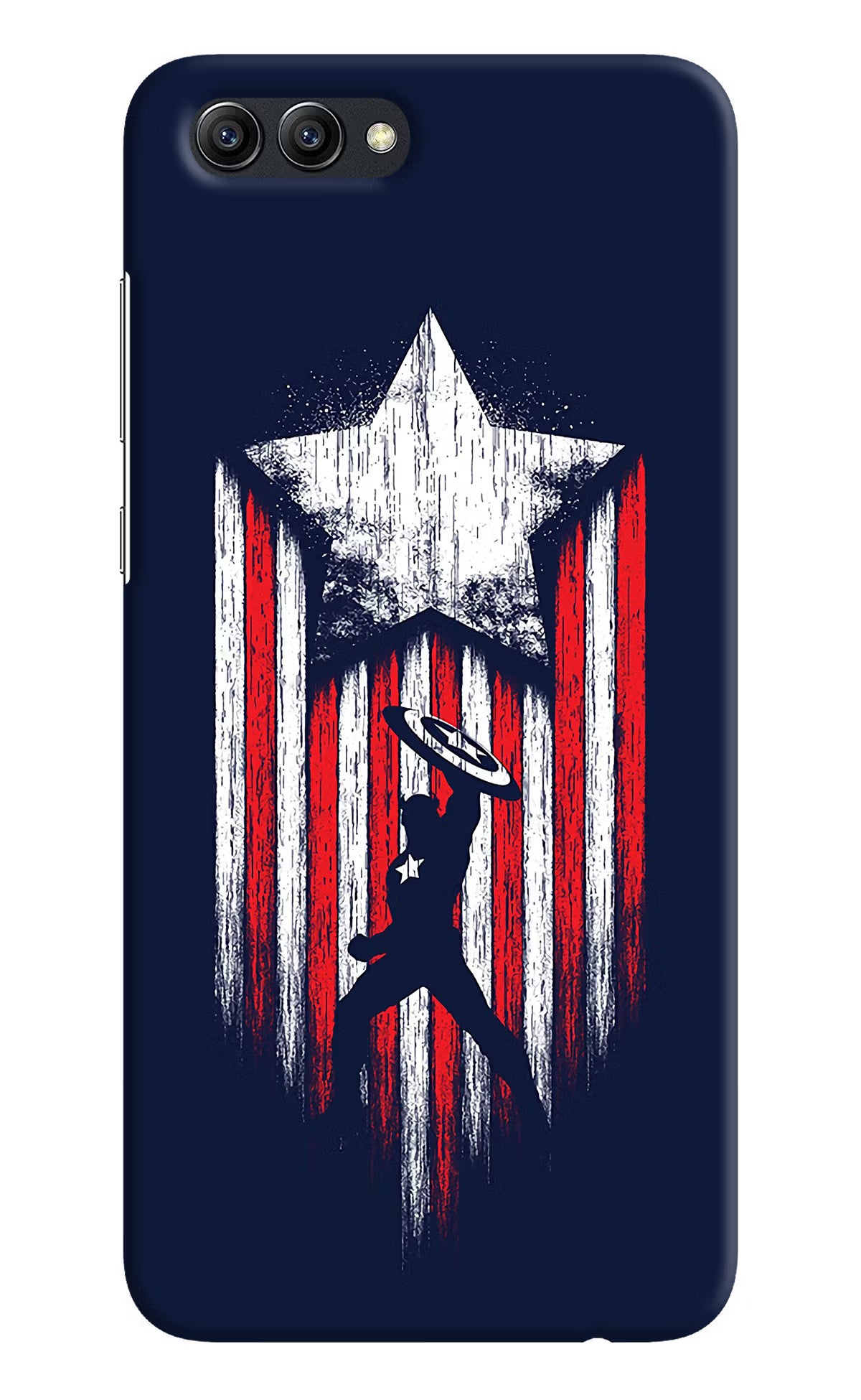 Captain America Marvel Art Honor View 10 Back Cover - Captain America Marvel Art Honor View 10 Hard Case Back Cover by Casekaro Captain America Marvel Art Honor View 10 Hard Case Back Cover by Casekaro