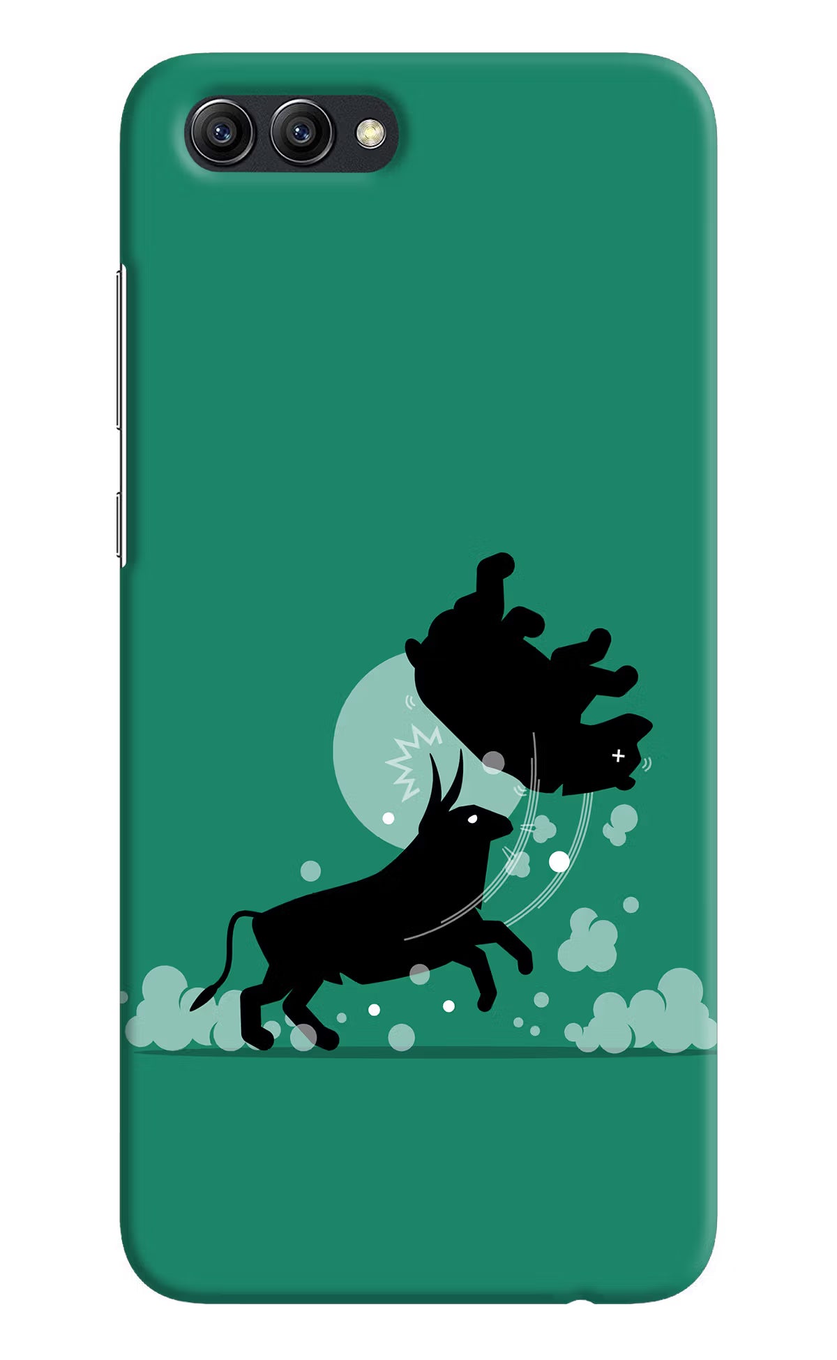Bull Conqueror Honor View 10 Back Cover - Bull Conqueror Honor View 10 Hard Case Back Cover by Casekaro Bull Conqueror Honor View 10 Hard Case Back Cover by Casekaro
