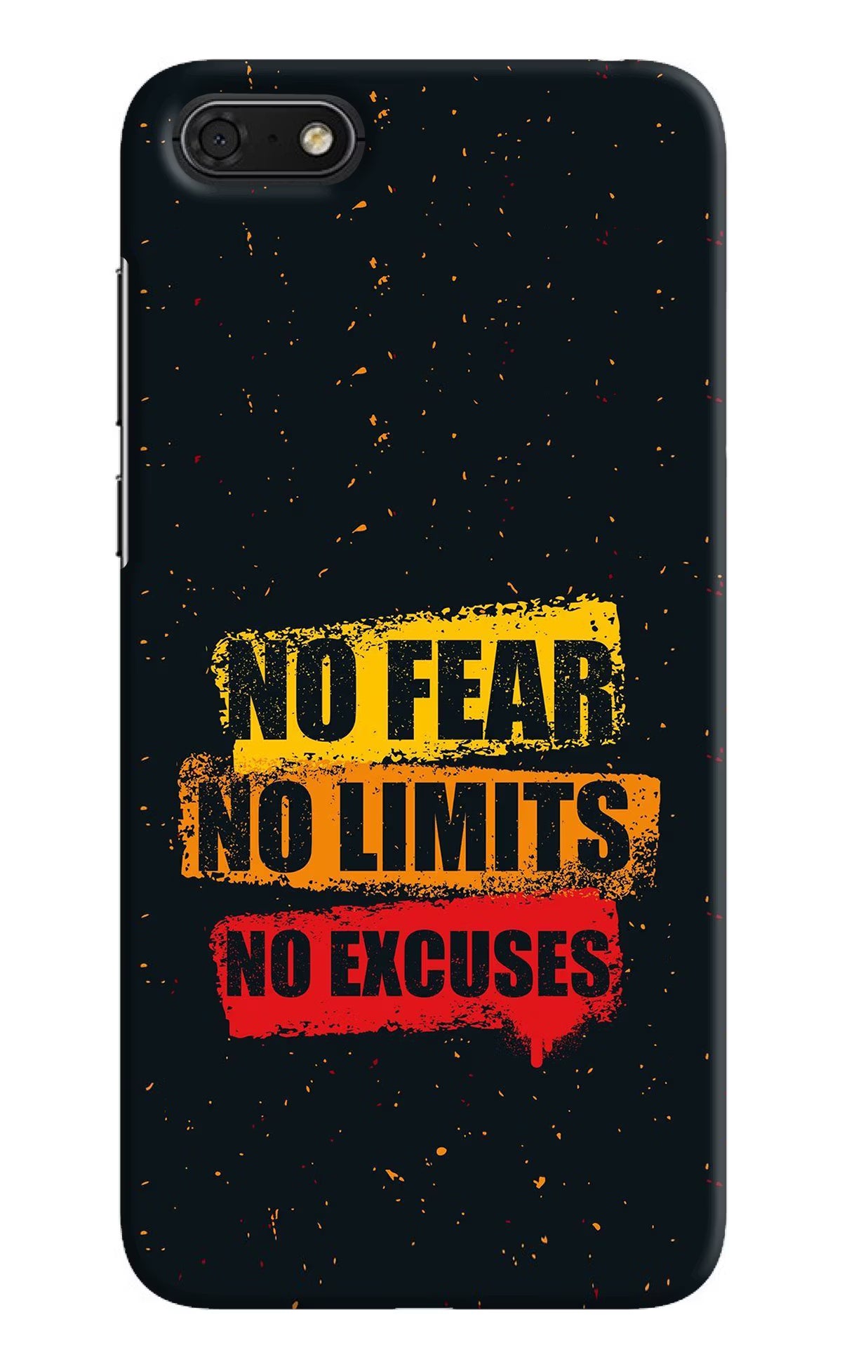 No Fear No Limits No Excuse Honor 7S Back Cover - No Fear No Limits No Excuse Honor 7S Hard Case Back Cover by Casekaro No Fear No Limits No Excuse Honor 7S Hard Case Back Cover by Casekaro