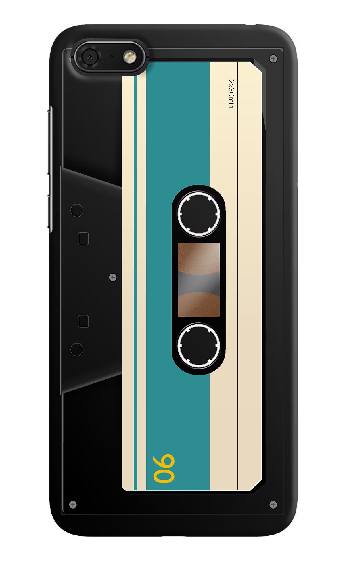 Cassette Honor 7S Back Cover - Cassette Honor 7S Hard Case Back Cover by Casekaro Cassette Honor 7S Hard Case Back Cover by Casekaro