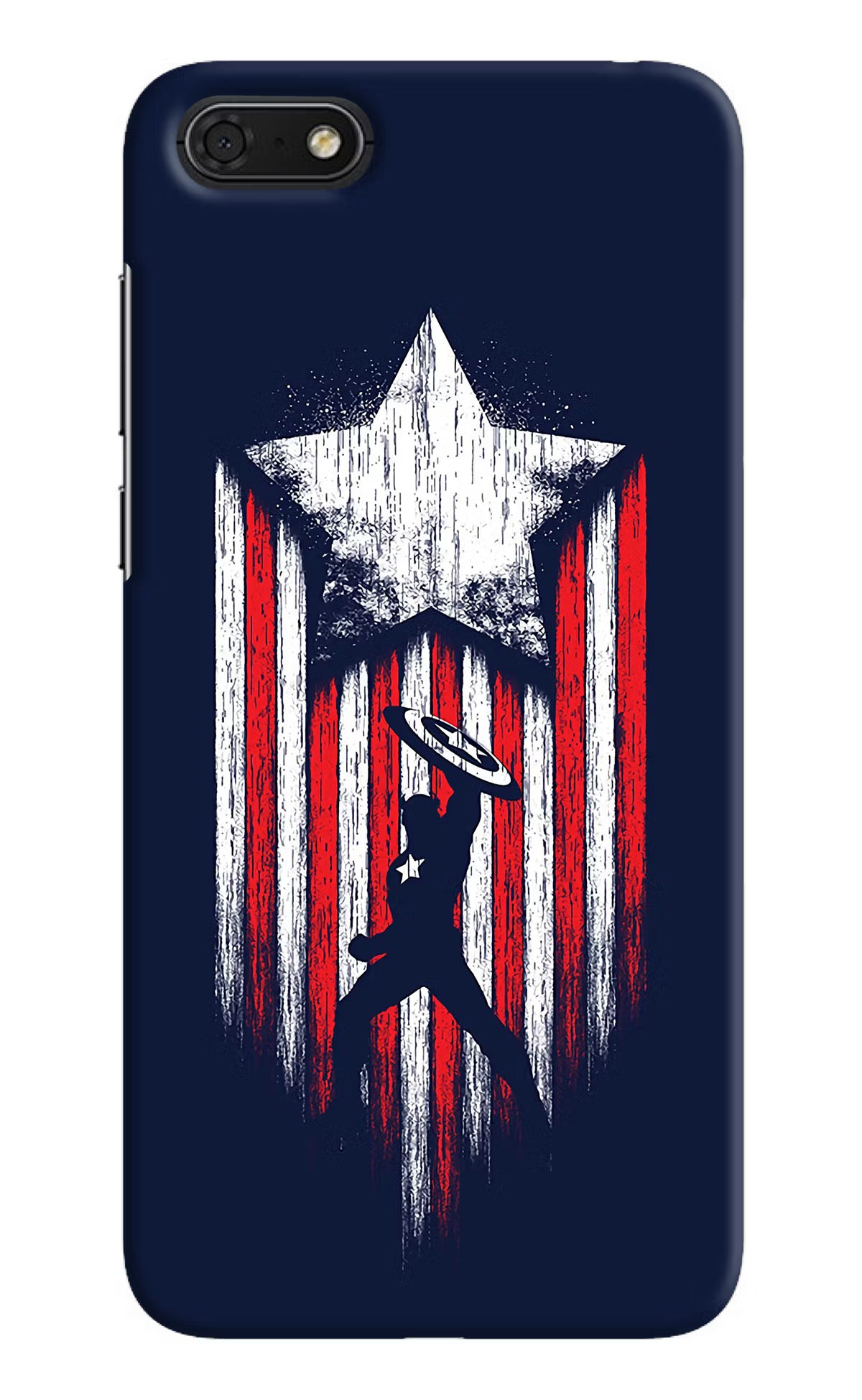 Captain America Marvel Art Honor 7S Back Cover - Captain America Marvel Art Honor 7S Hard Case Back Cover by Casekaro Captain America Marvel Art Honor 7S Hard Case Back Cover by Casekaro