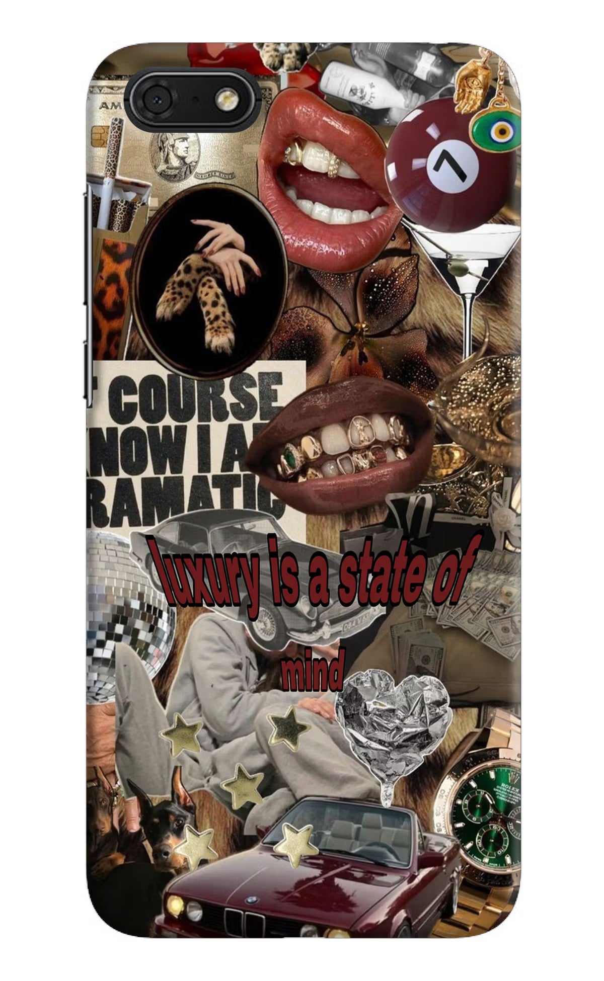 Luxury Honor 7S Back Cover - Luxury Honor 7S Hard Case Back Cover by Casekaro Luxury Honor 7S Hard Case Back Cover by Casekaro