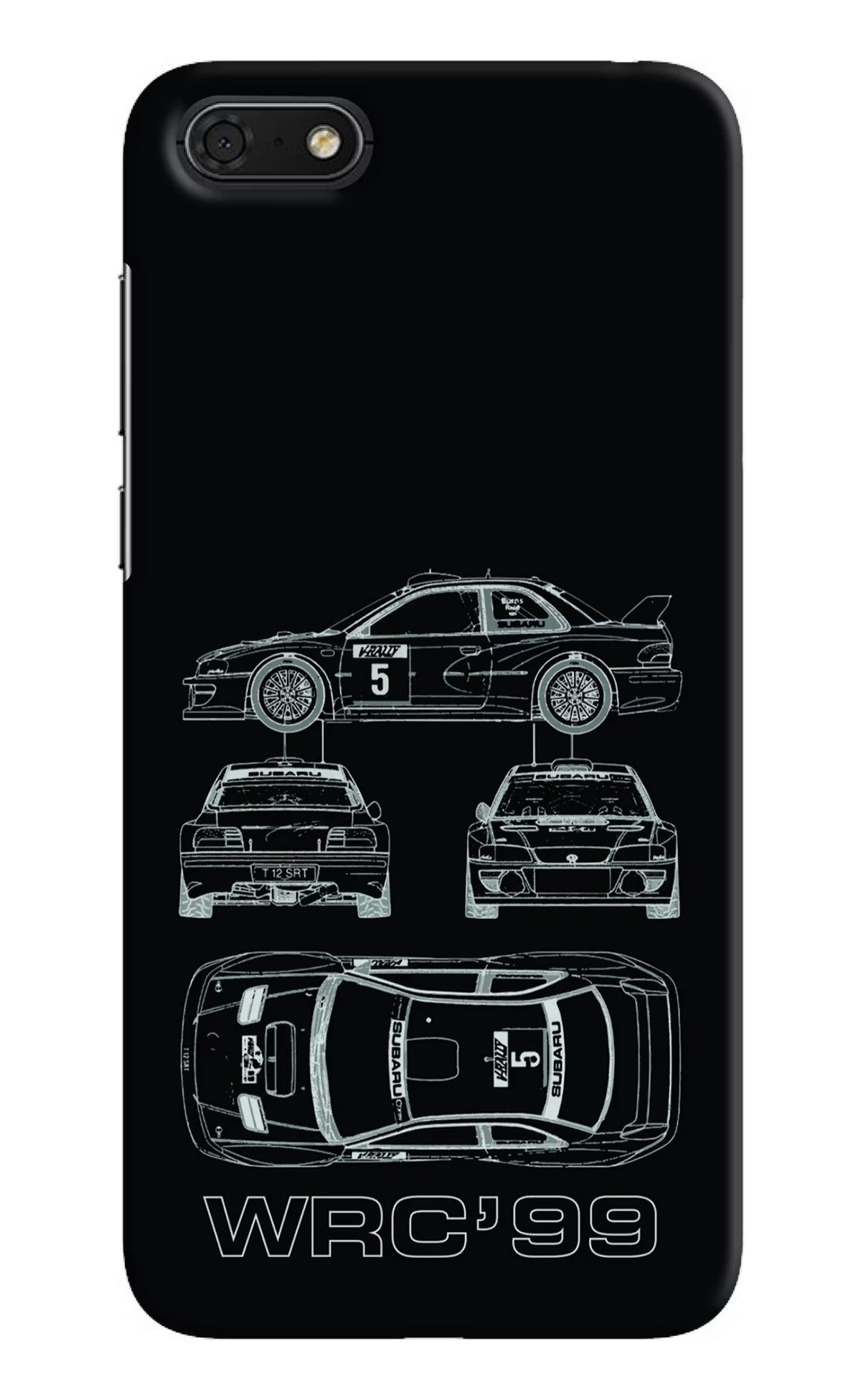 WRC'99 Honor 7S Back Cover - WRC'99 Honor 7S Hard Case Back Cover by Casekaro WRC'99 Honor 7S Hard Case Back Cover by Casekaro