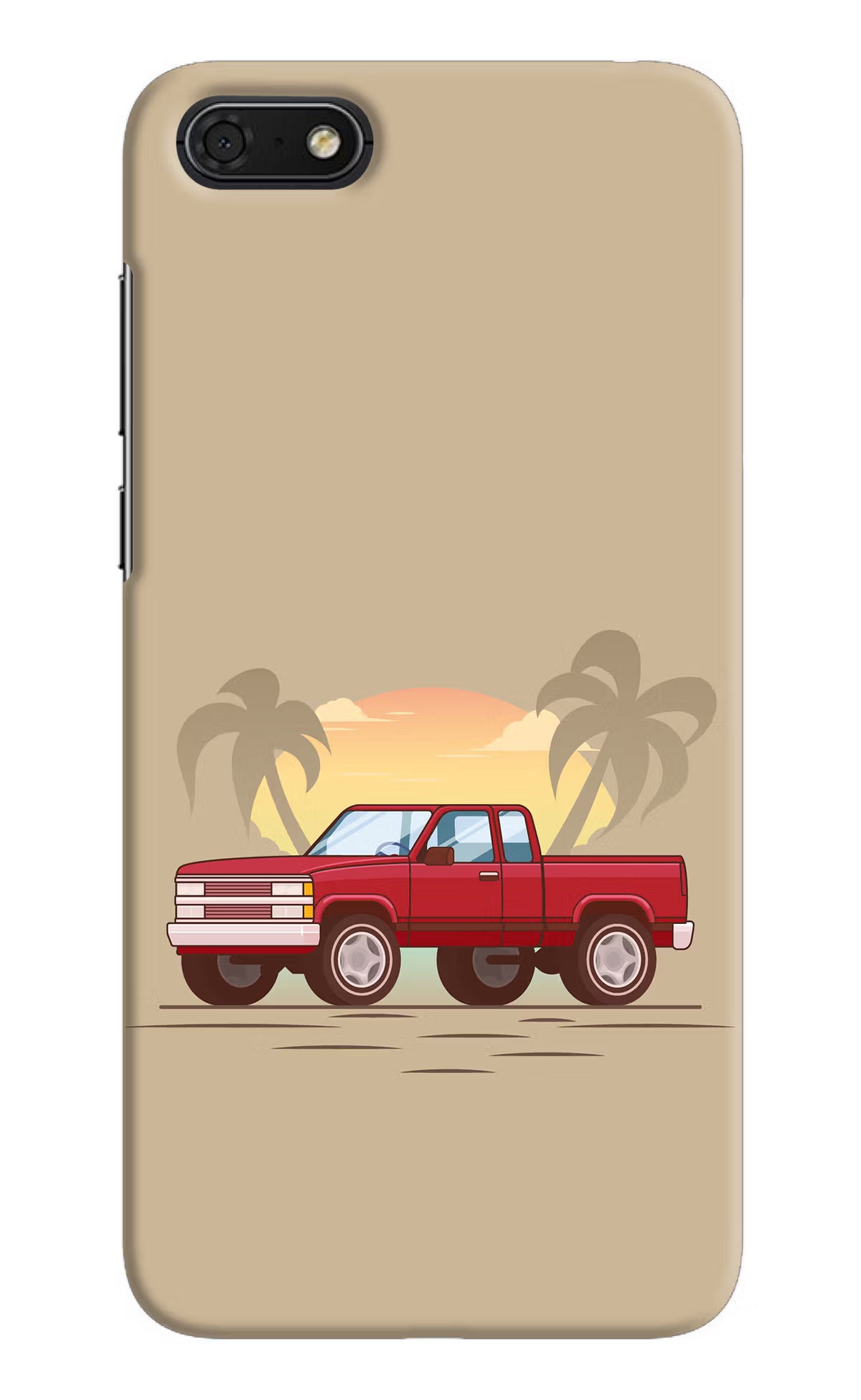 Desert Classic Drive Honor 7S Back Cover - Desert Classic Drive Honor 7S Hard Case Back Cover by Casekaro Desert Classic Drive Honor 7S Hard Case Back Cover by Casekaro