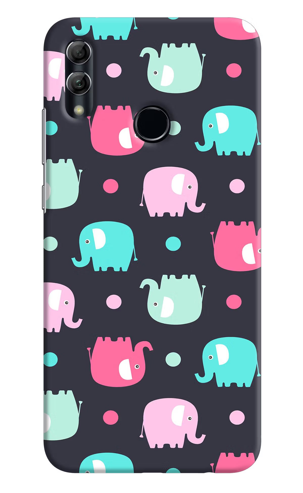 Elephants Honor 10 Lite Back Cover - Elephants Honor 10 Lite Hard Case Back Cover by Casekaro Elephants Honor 10 Lite Hard Case Back Cover by Casekaro