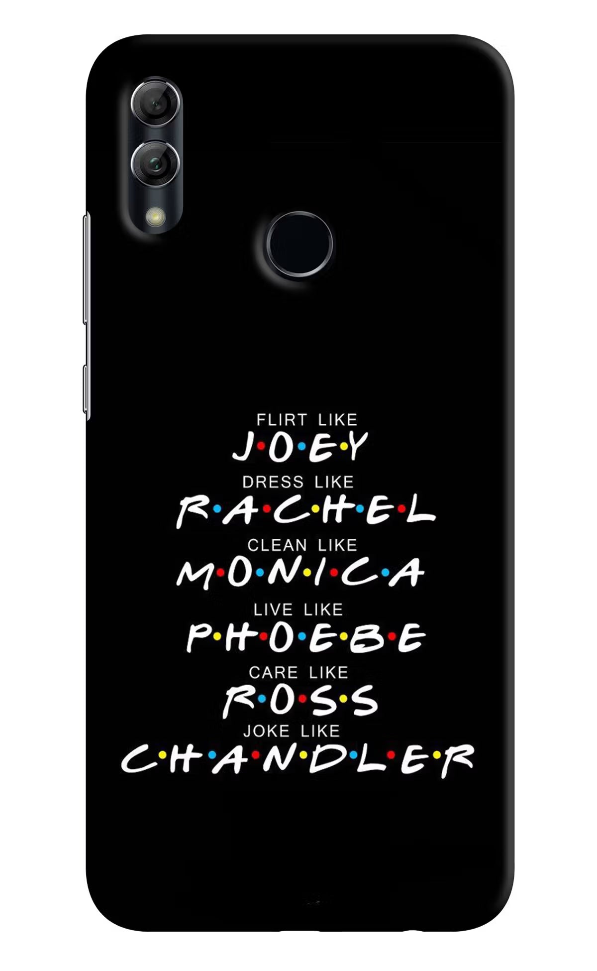 FRIENDS Character Honor 10 Lite Back Cover - FRIENDS Character Honor 10 Lite Hard Case Back Cover by Casekaro FRIENDS Character Honor 10 Lite Hard Case Back Cover by Casekaro