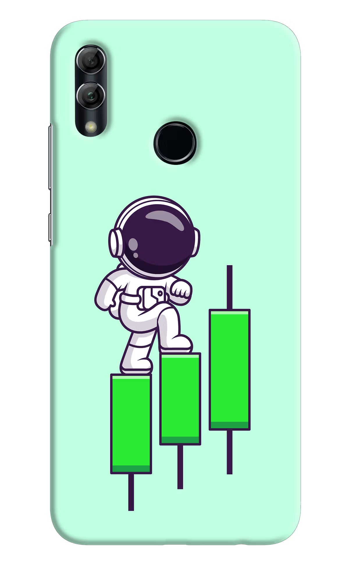 Astronaut Trader Honor 10 Lite Back Cover - Astronaut Trader Honor 10 Lite Hard Case Back Cover by Casekaro Astronaut Trader Honor 10 Lite Hard Case Back Cover by Casekaro