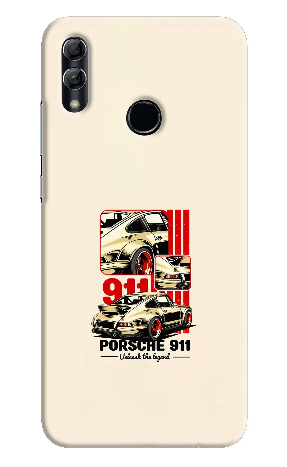 Classic Porsche 911 Honor 10 Lite Back Cover - Classic Porsche 911 Honor 10 Lite Hard Case Back Cover by Casekaro Classic Porsche 911 Honor 10 Lite Hard Case Back Cover by Casekaro