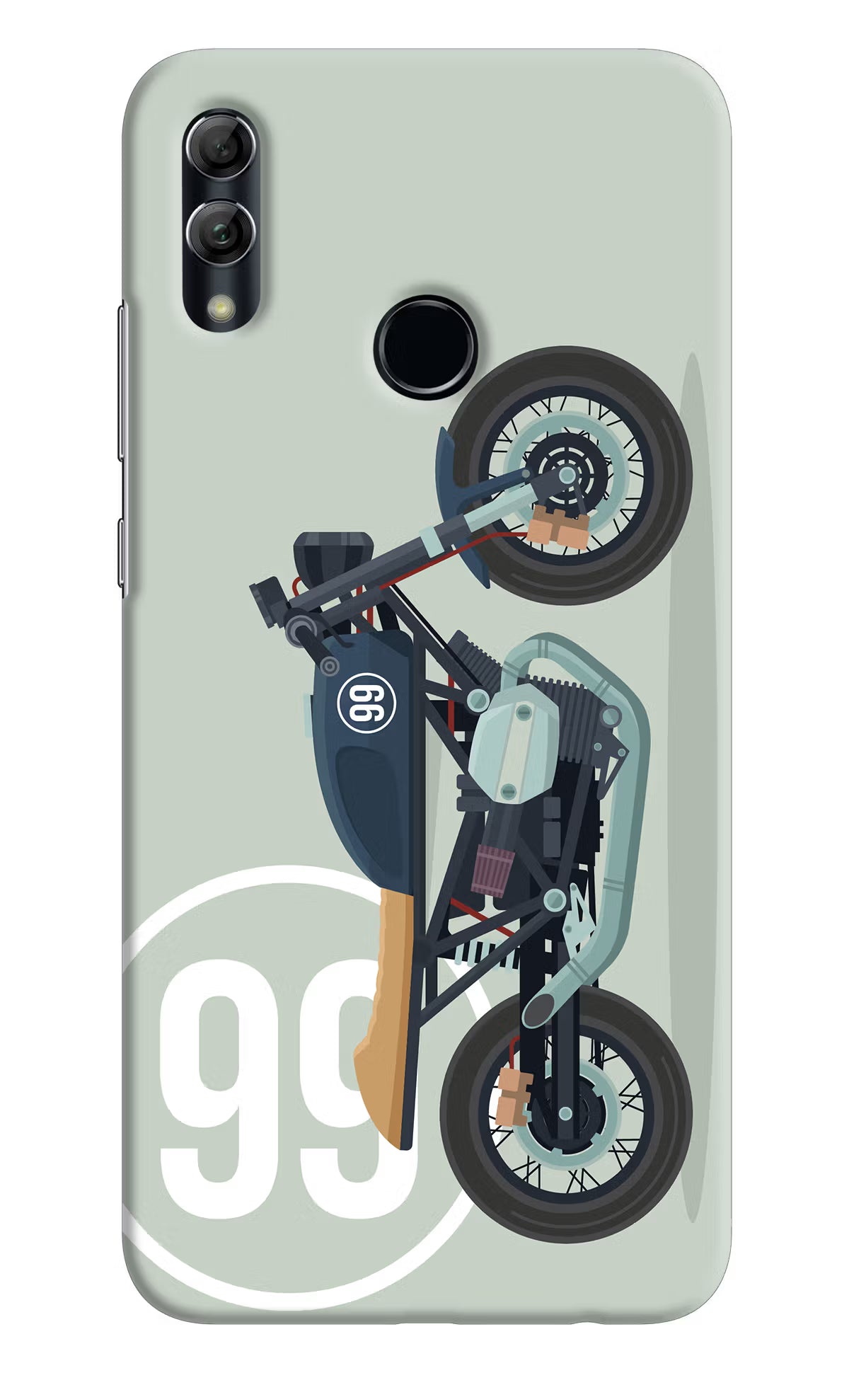 Classic Cafe Racer 99 Honor 10 Lite Back Cover - Classic Cafe Racer 99 Honor 10 Lite Hard Case Back Cover by Casekaro Classic Cafe Racer 99 Honor 10 Lite Hard Case Back Cover by Casekaro