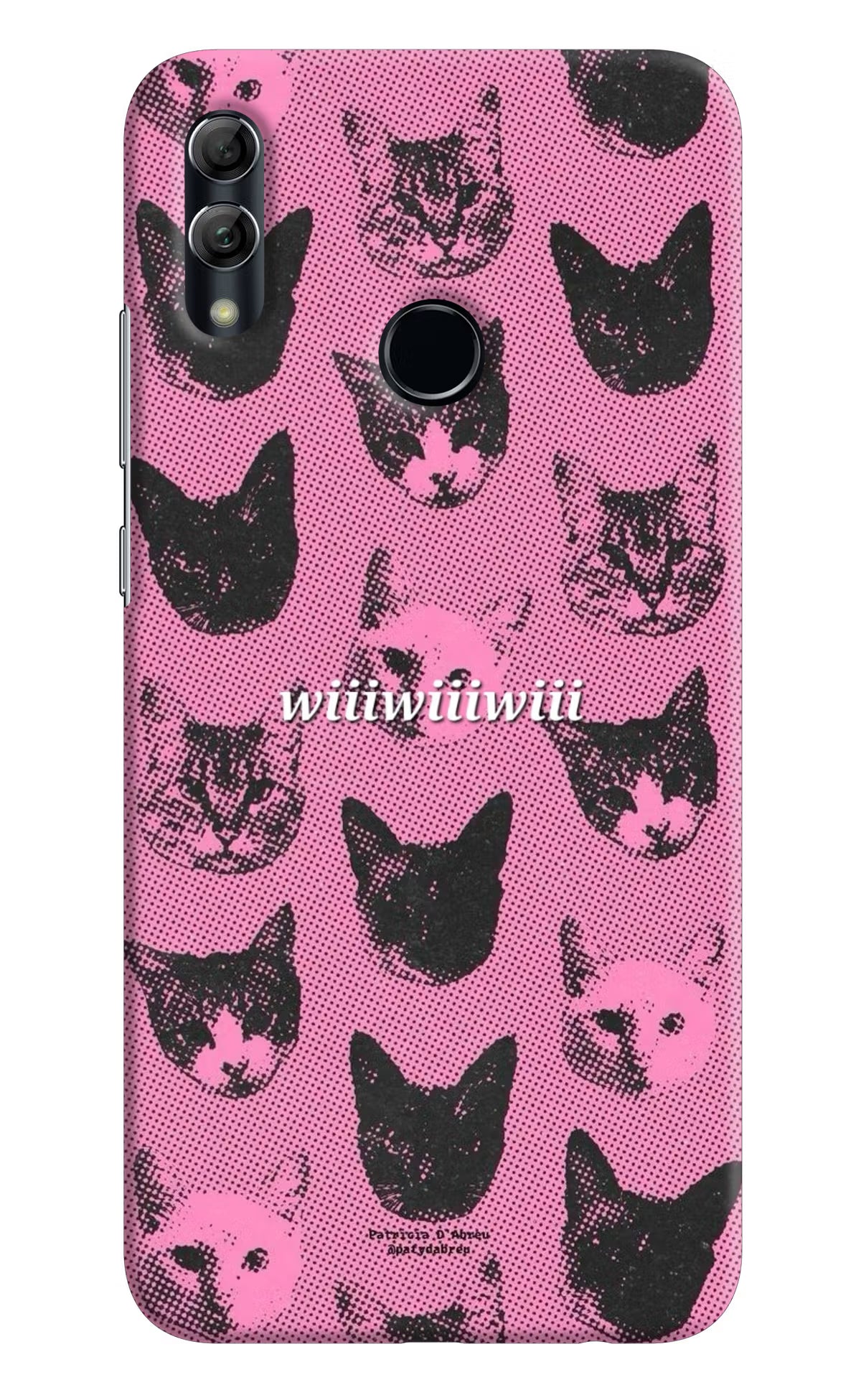Pink Cats Honor 10 Lite Back Cover - Pink Cats Honor 10 Lite Hard Case Back Cover by Casekaro Pink Cats Honor 10 Lite Hard Case Back Cover by Casekaro