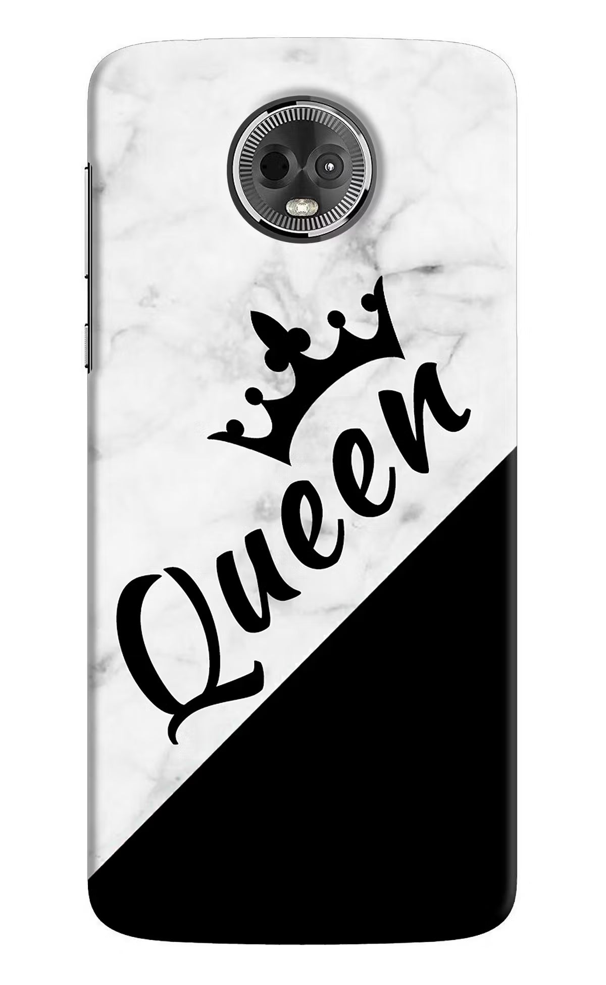 Queen Moto E5 Plus Back Cover - Queen Moto E5 Plus Hard Case Back Cover by Casekaro Queen Moto E5 Plus Hard Case Back Cover by Casekaro