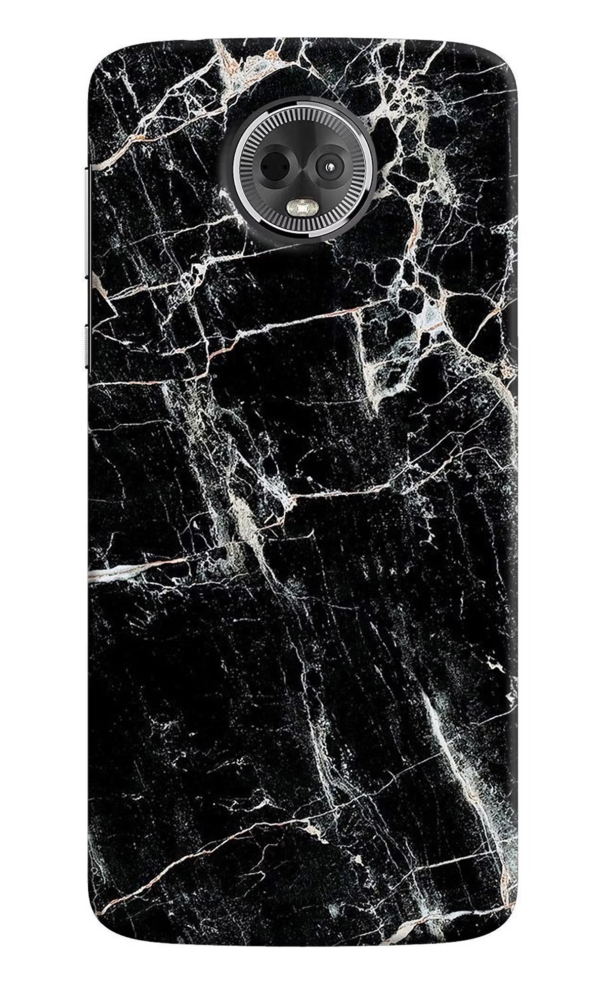 Black Marble Texture Moto E5 Plus Back Cover - Black Marble Texture Moto E5 Plus Hard Case Back Cover by Casekaro Black Marble Texture Moto E5 Plus Hard Case Back Cover by Casekaro
