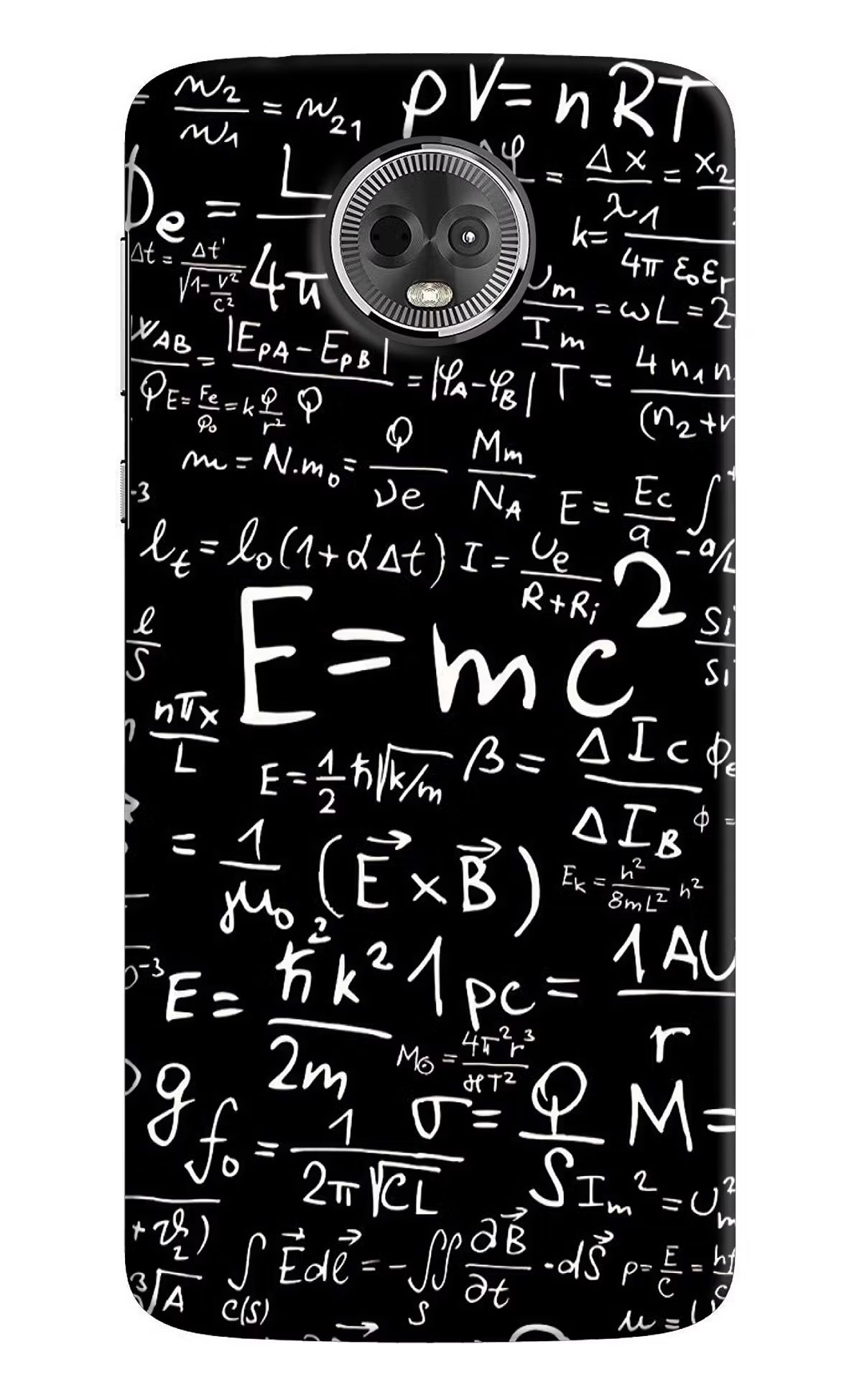 Physics Formula Moto E5 Plus Back Cover - Physics Formula Moto E5 Plus Hard Case Back Cover by Casekaro Physics Formula Moto E5 Plus Hard Case Back Cover by Casekaro