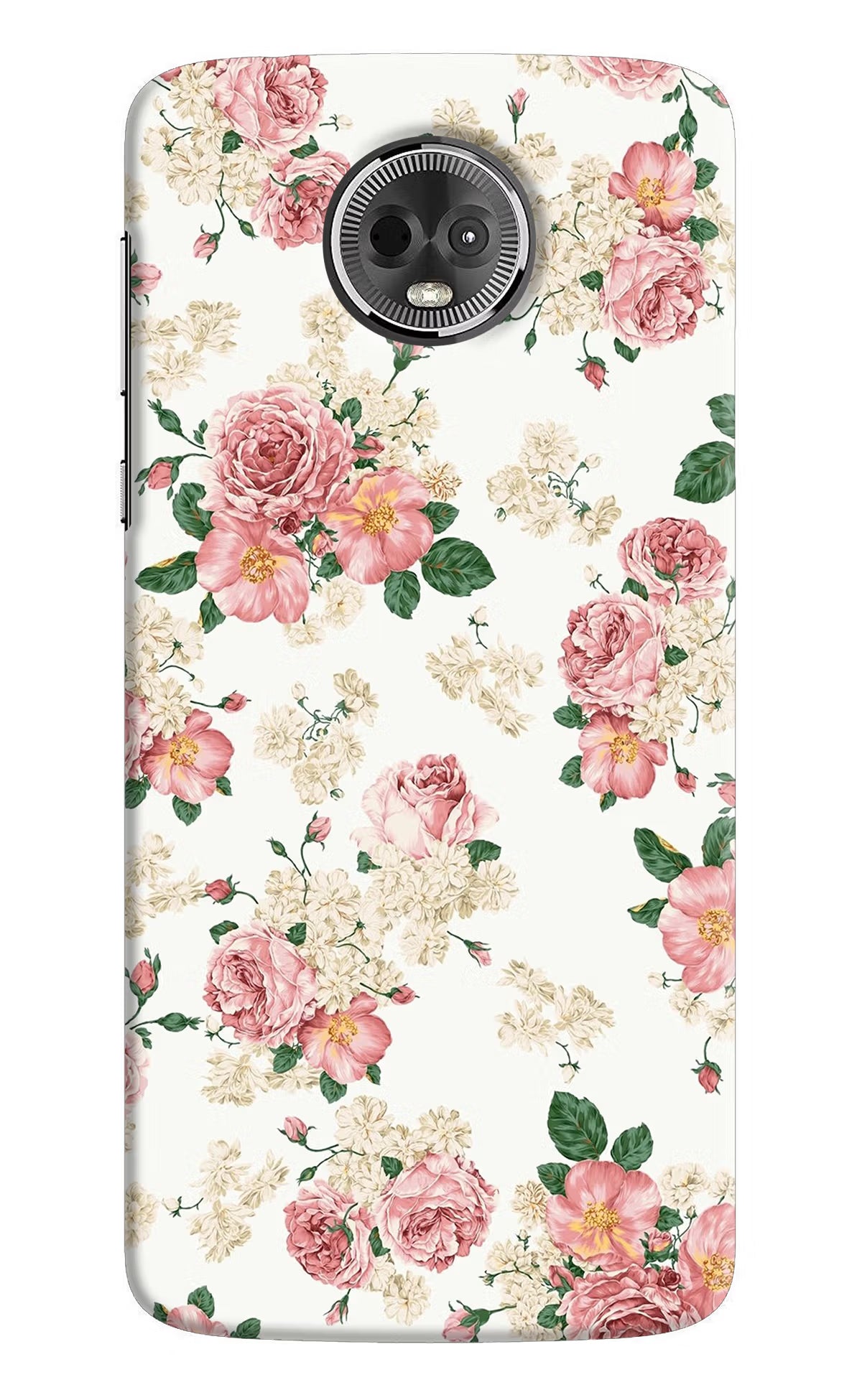 Flowers Moto E5 Plus Back Cover - Flowers Moto E5 Plus Hard Case Back Cover by Casekaro Flowers Moto E5 Plus Hard Case Back Cover by Casekaro