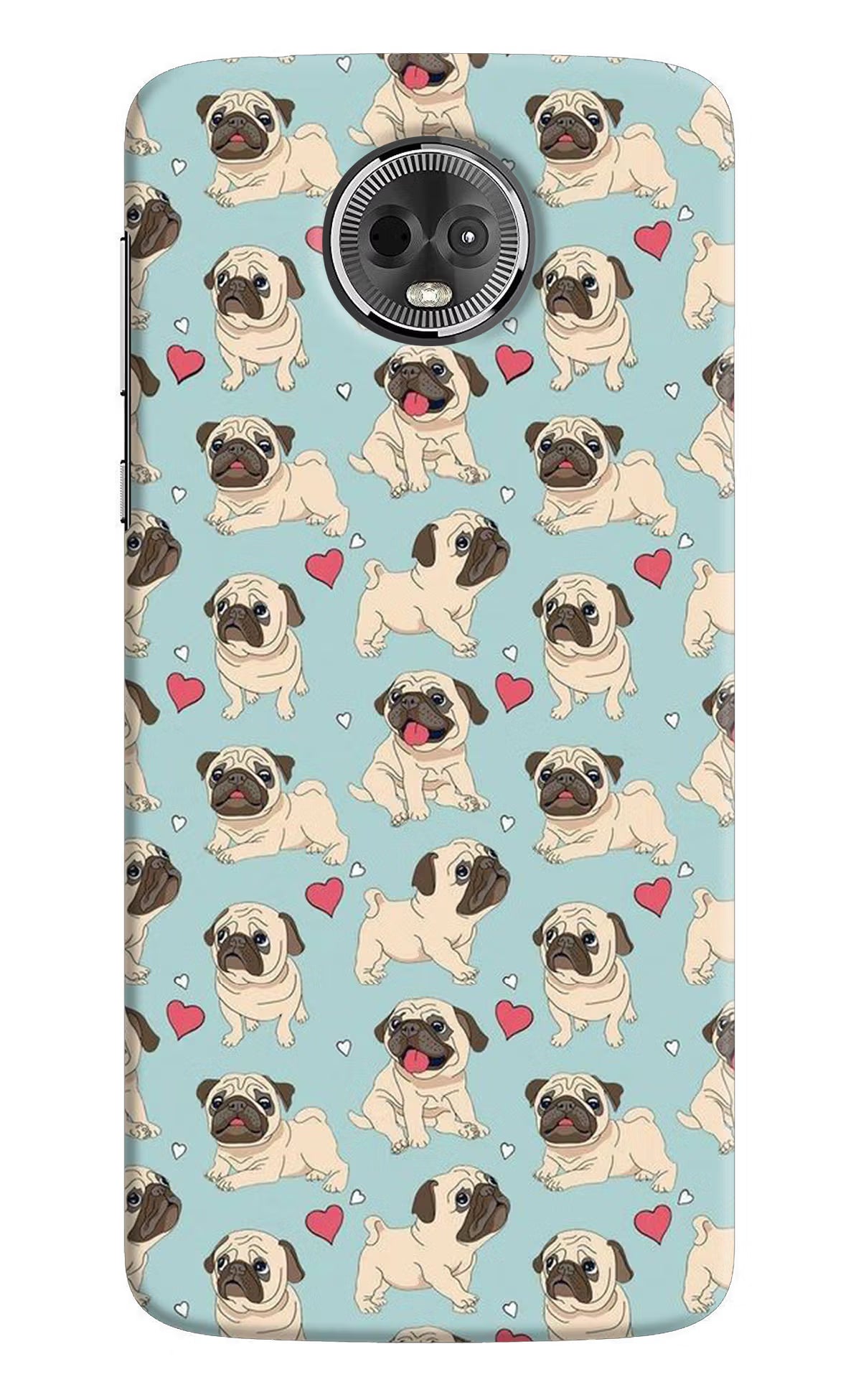 Pug Dog Moto E5 Plus Back Cover - Pug Dog Moto E5 Plus Hard Case Back Cover by Casekaro Pug Dog Moto E5 Plus Hard Case Back Cover by Casekaro