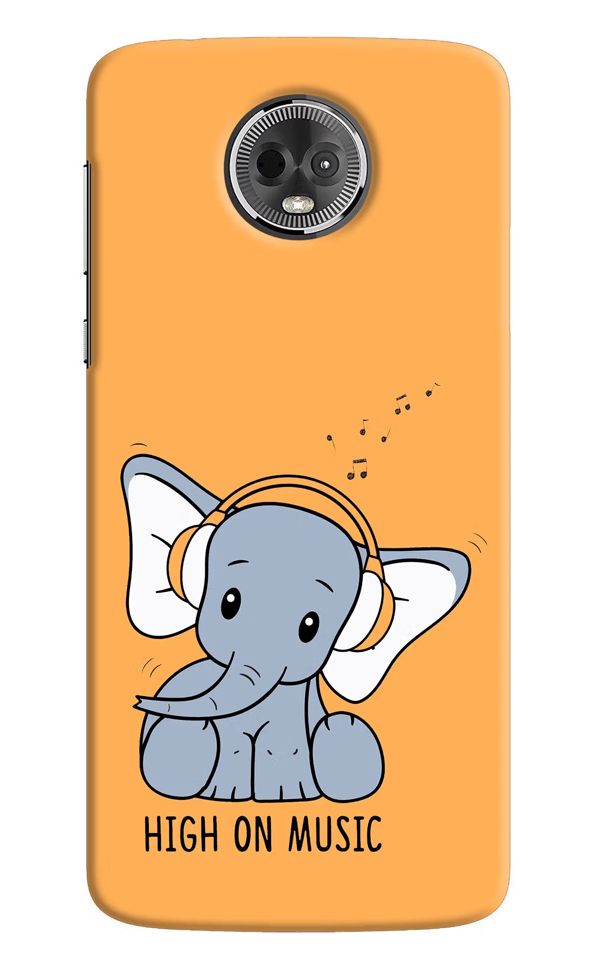 High On Music Moto E5 Plus Back Cover - High On Music Moto E5 Plus Hard Case Back Cover by Casekaro High On Music Moto E5 Plus Hard Case Back Cover by Casekaro