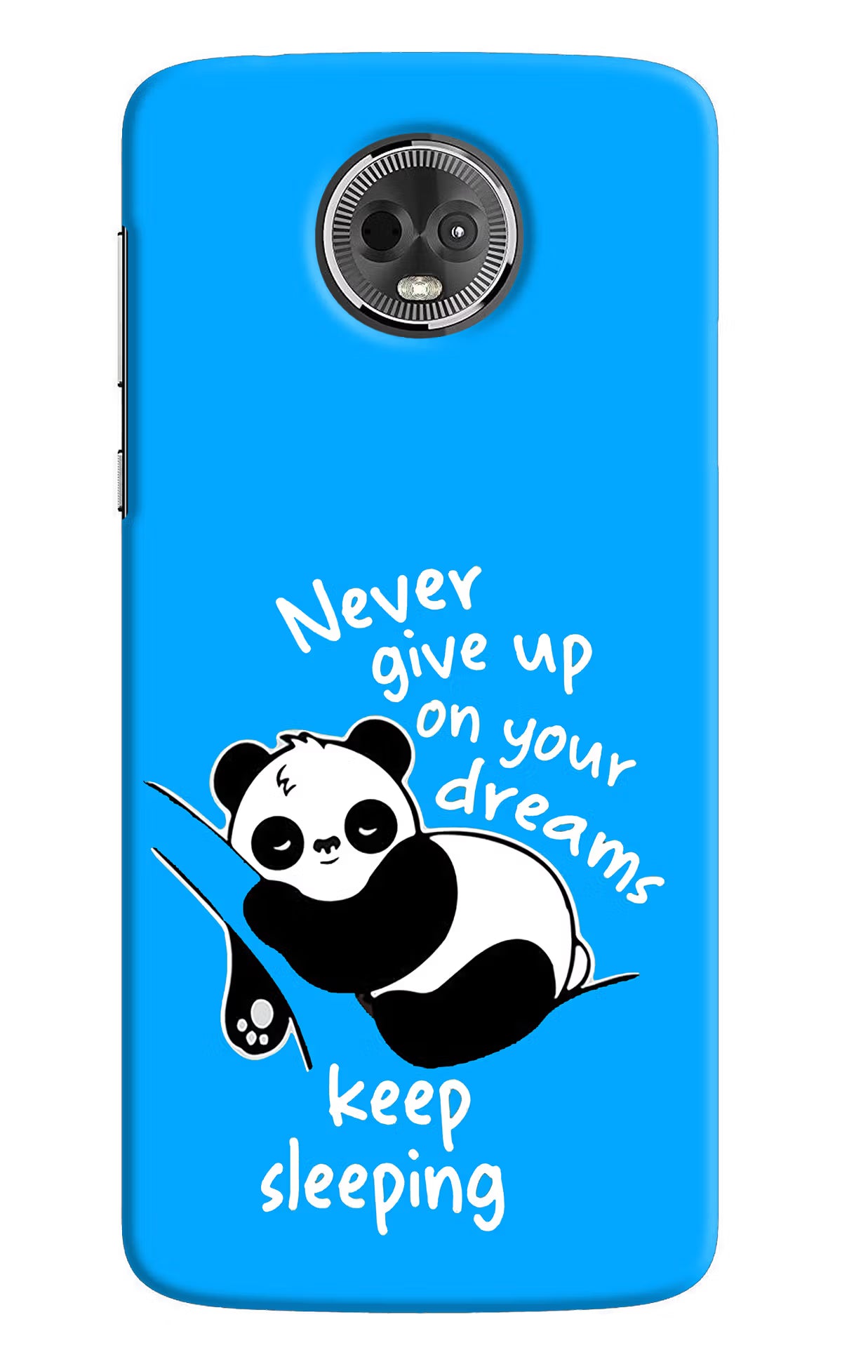 Keep Sleeping Moto E5 Plus Back Cover - Keep Sleeping Moto E5 Plus Hard Case Back Cover by Casekaro Keep Sleeping Moto E5 Plus Hard Case Back Cover by Casekaro