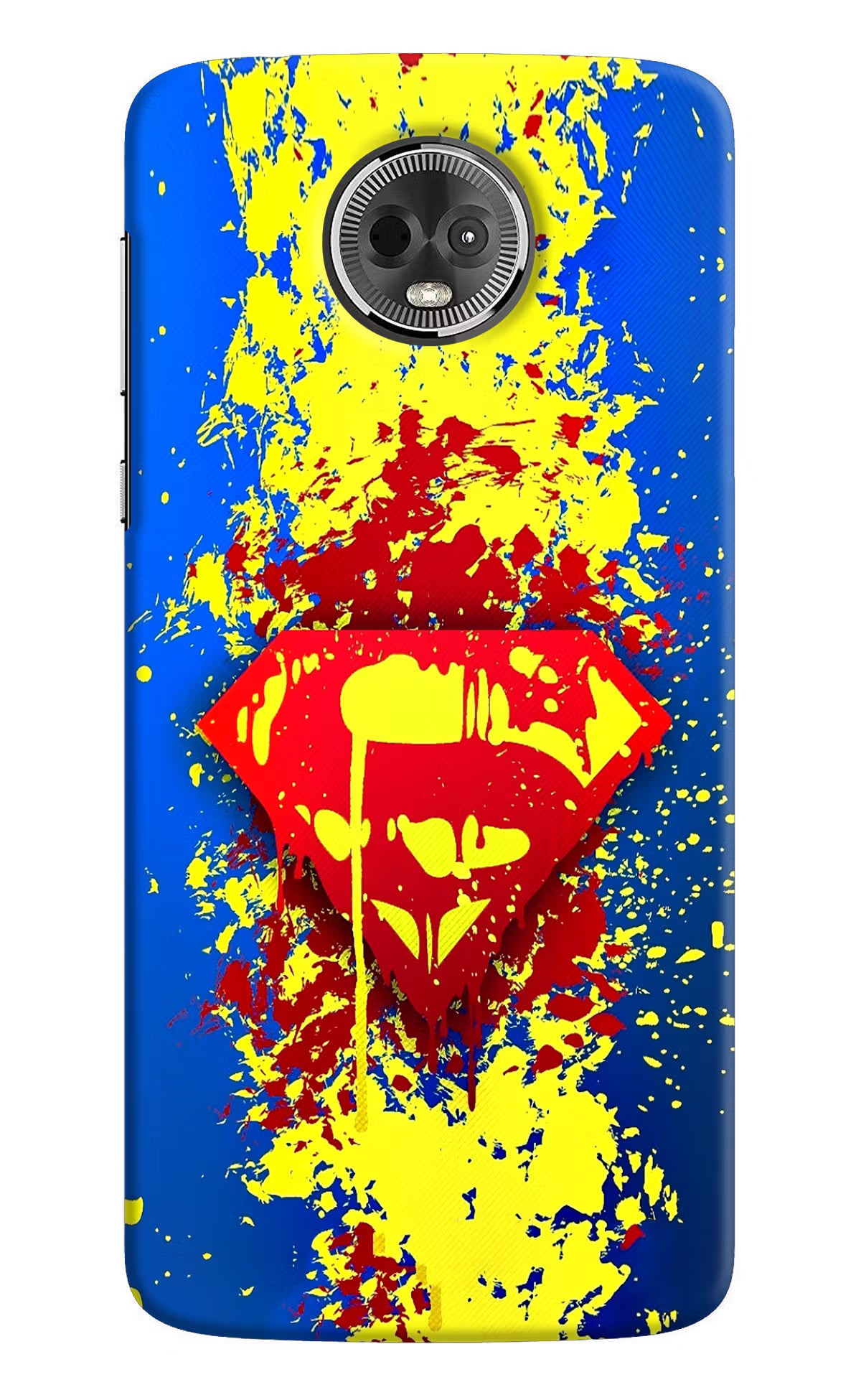 Superman logo Moto E5 Plus Back Cover - Superman logo Moto E5 Plus Hard Case Back Cover by Casekaro Superman logo Moto E5 Plus Hard Case Back Cover by Casekaro