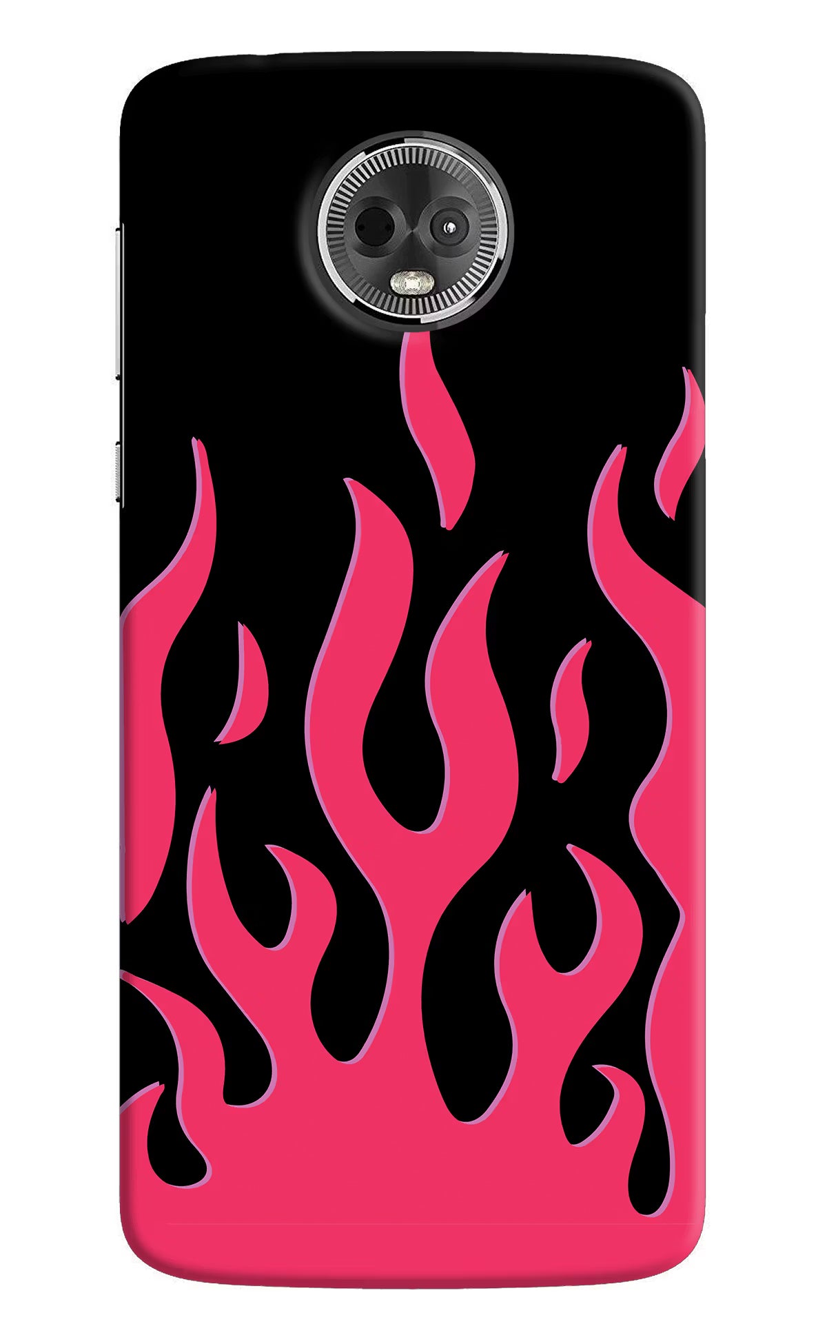 Fire Flames Moto E5 Plus Back Cover - Fire Flames Moto E5 Plus Hard Case Back Cover by Casekaro Fire Flames Moto E5 Plus Hard Case Back Cover by Casekaro
