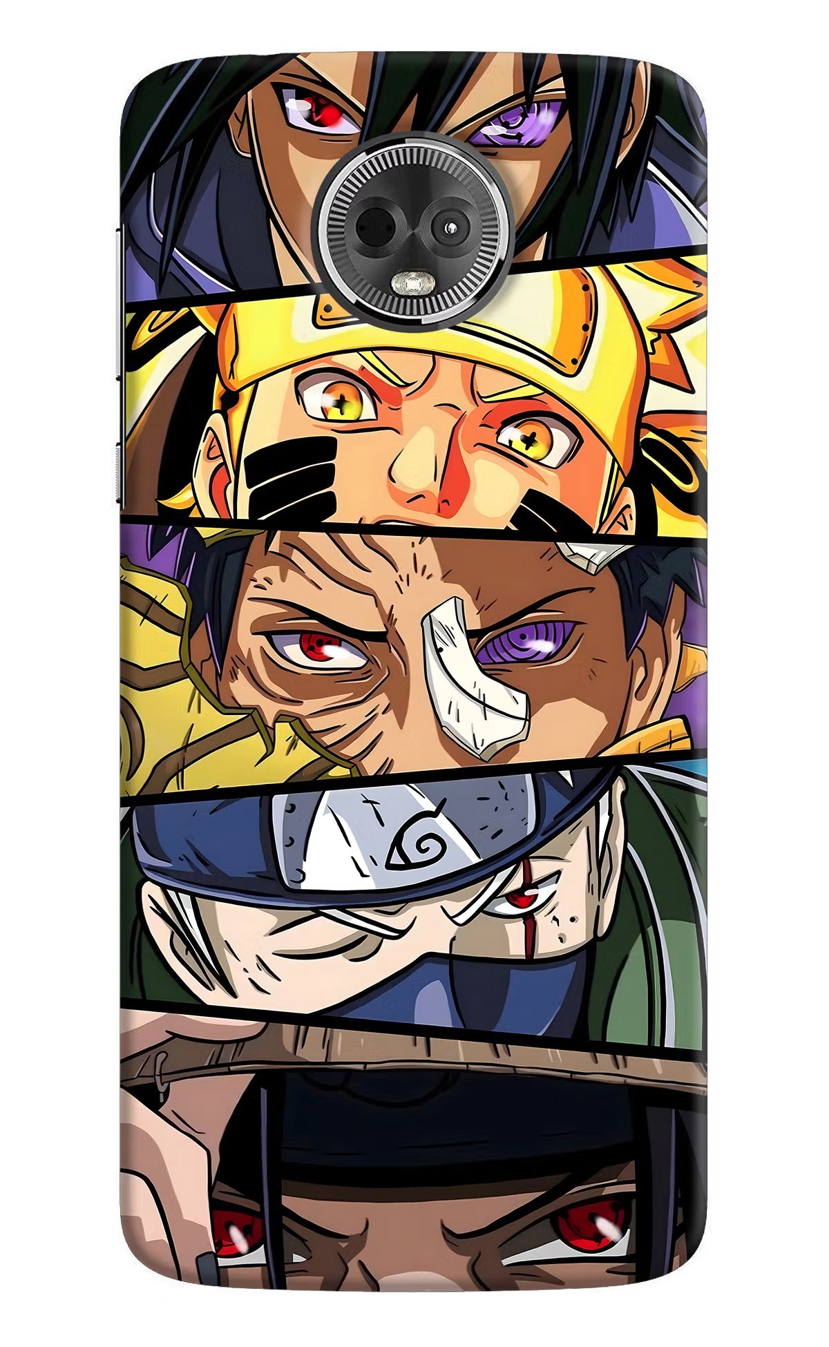 Naruto Character Moto E5 Plus Back Cover - Naruto Character Moto E5 Plus Hard Case Back Cover by Casekaro Naruto Character Moto E5 Plus Hard Case Back Cover by Casekaro
