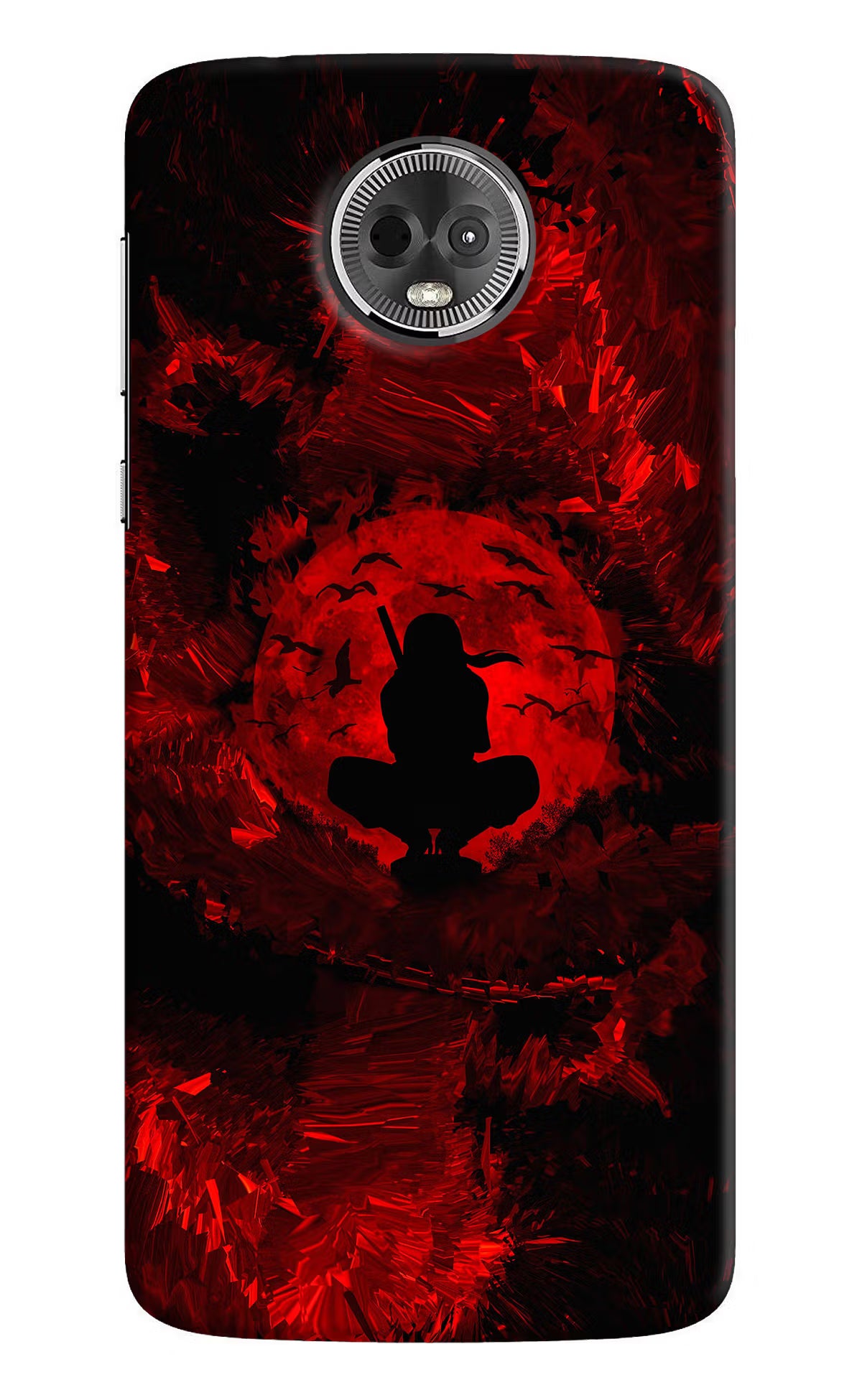 Itachi Uchiha Moto E5 Plus Back Cover - Itachi Uchiha Moto E5 Plus Hard Case Back Cover by Casekaro Itachi Uchiha Moto E5 Plus Hard Case Back Cover by Casekaro